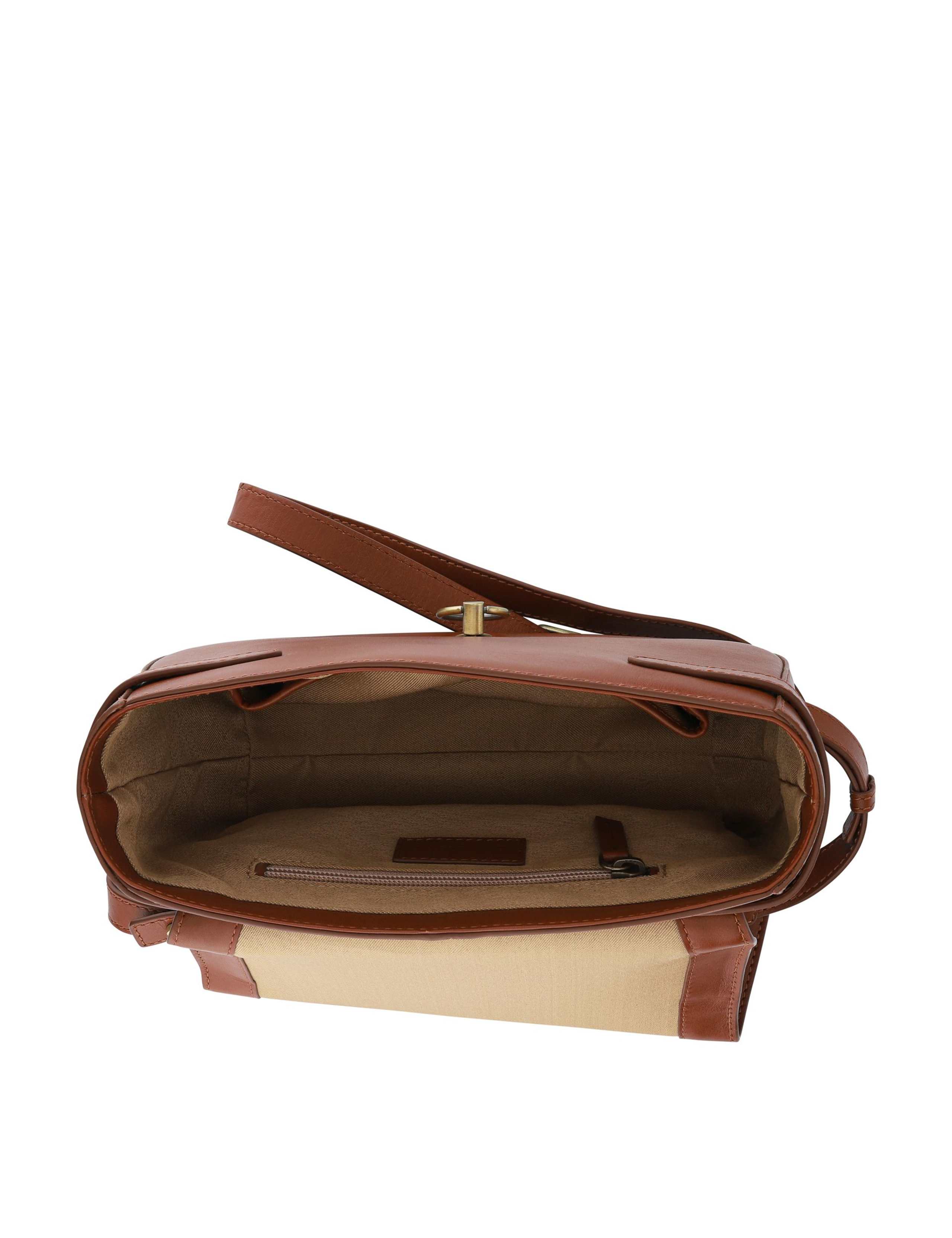 Leather Croc Effect Cross Body Shoulder Bag 2 of 4