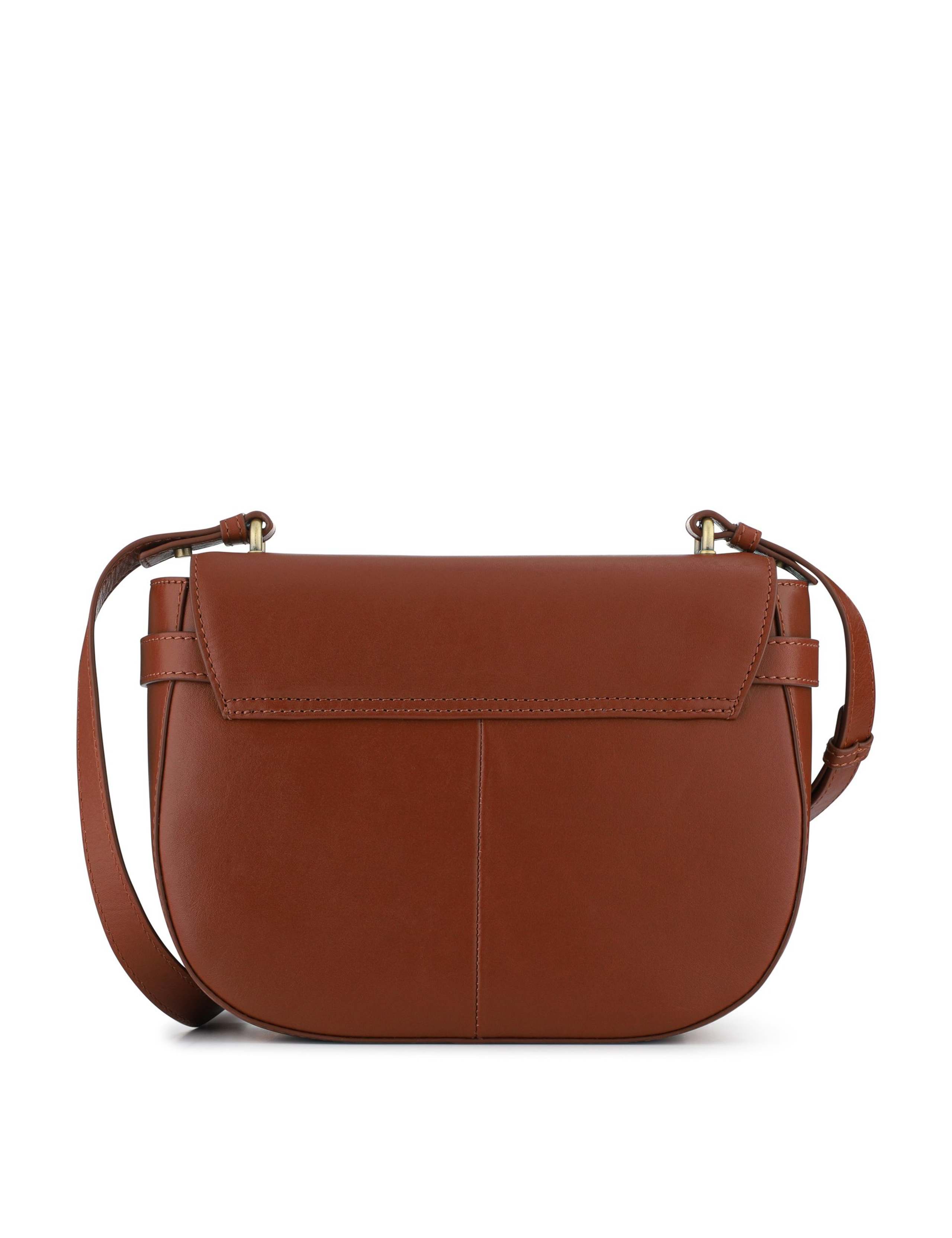 Leather Croc Effect Cross Body Shoulder Bag 3 of 4