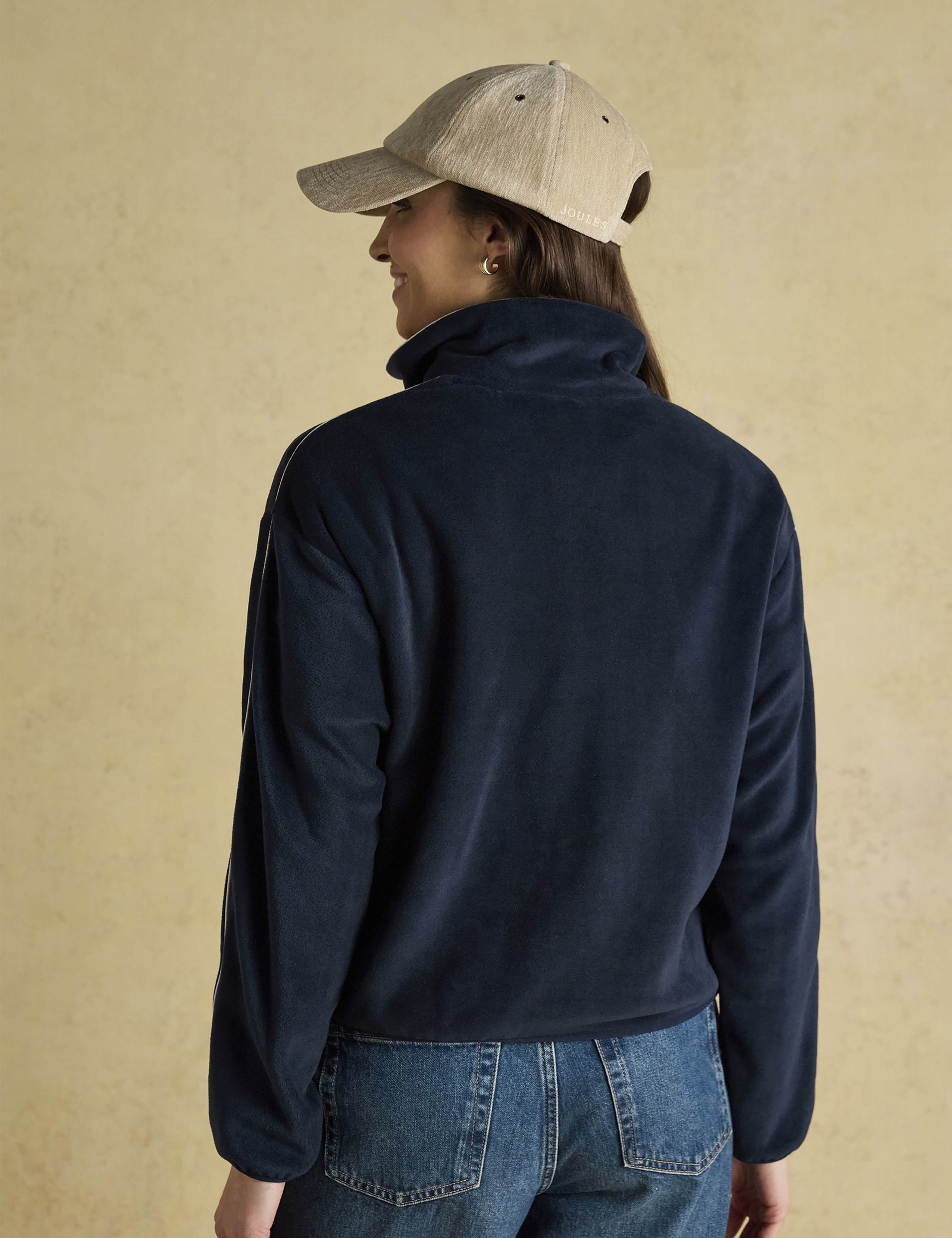 Fleece Funnel Neck Zip Up Jacket 3 of 8