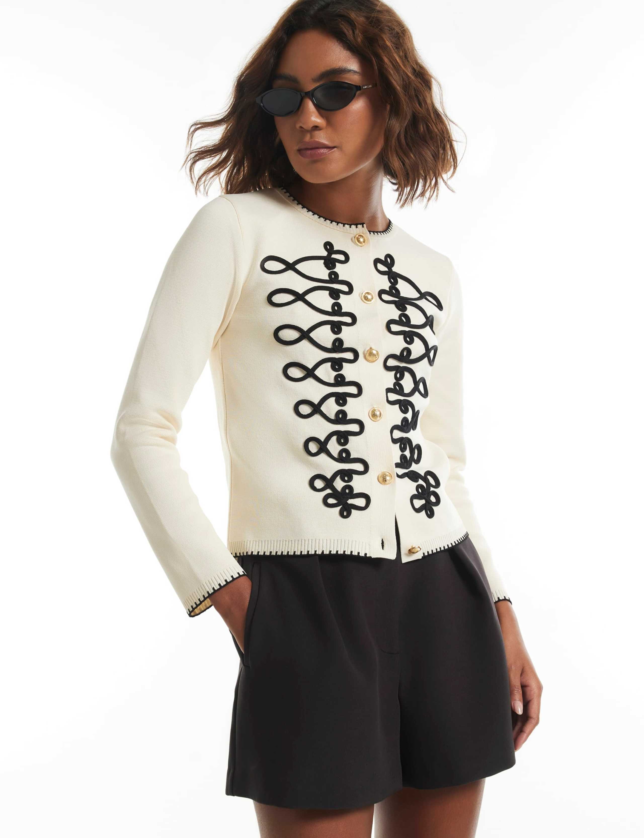 Pure Cotton Whip Stitch Cardigan 6 of 6