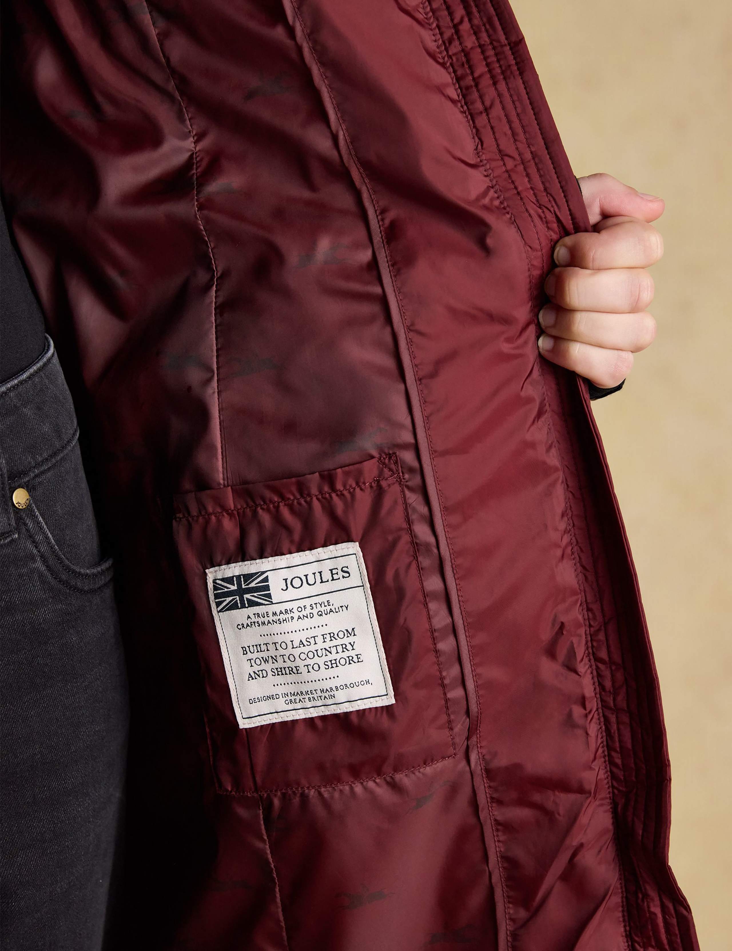 Padded Hooded High Neck Longline Coat 5 of 5