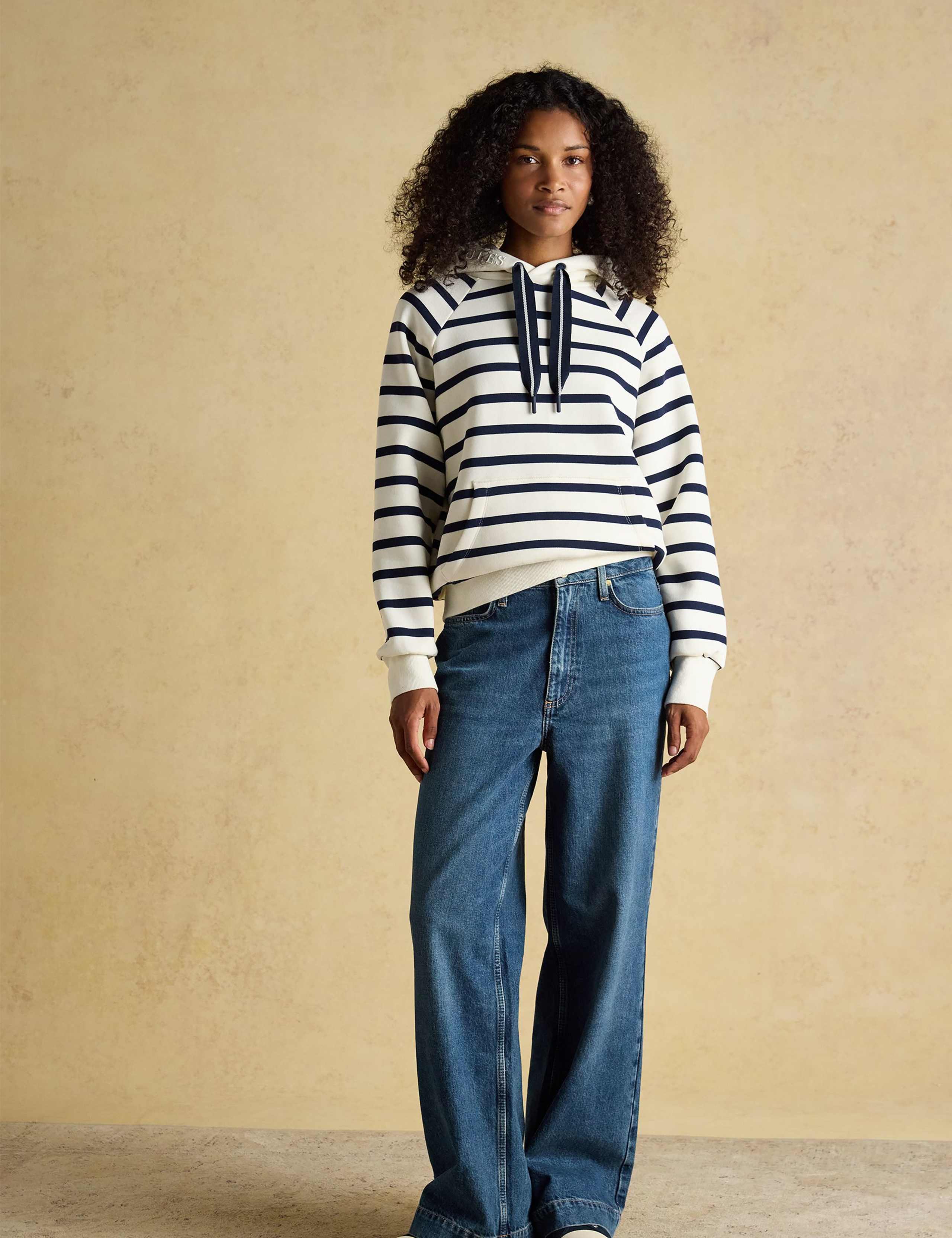 Cotton Rich Striped Hoodie 3 of 9