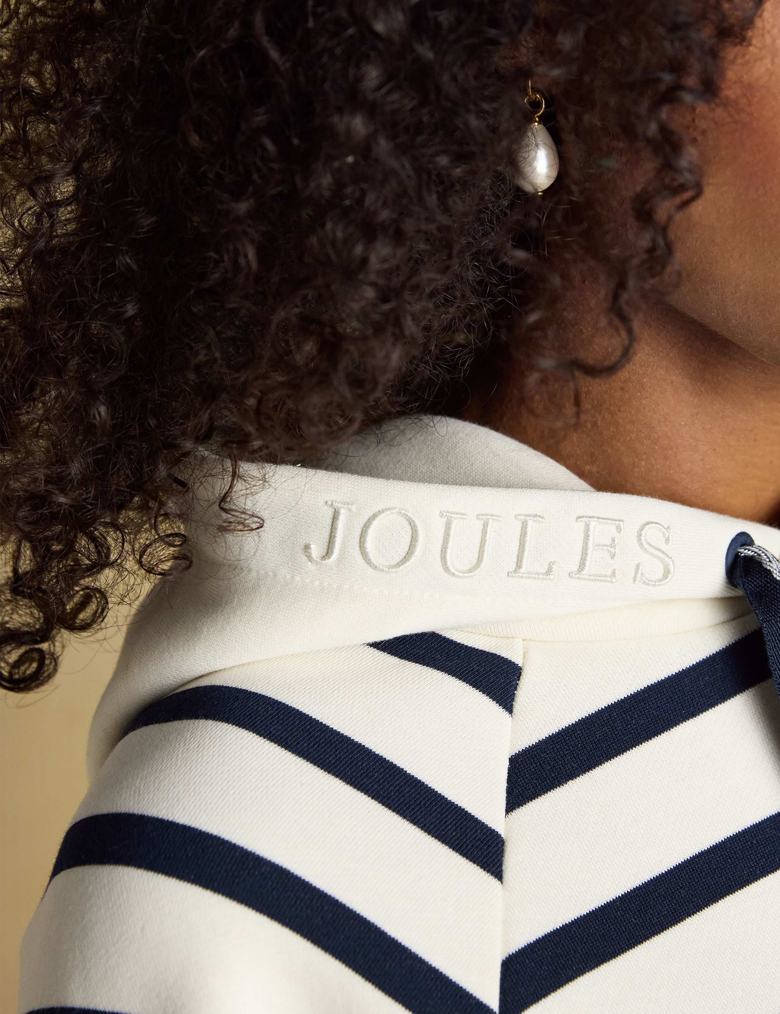 Cotton Rich Striped Hoodie 6 of 9