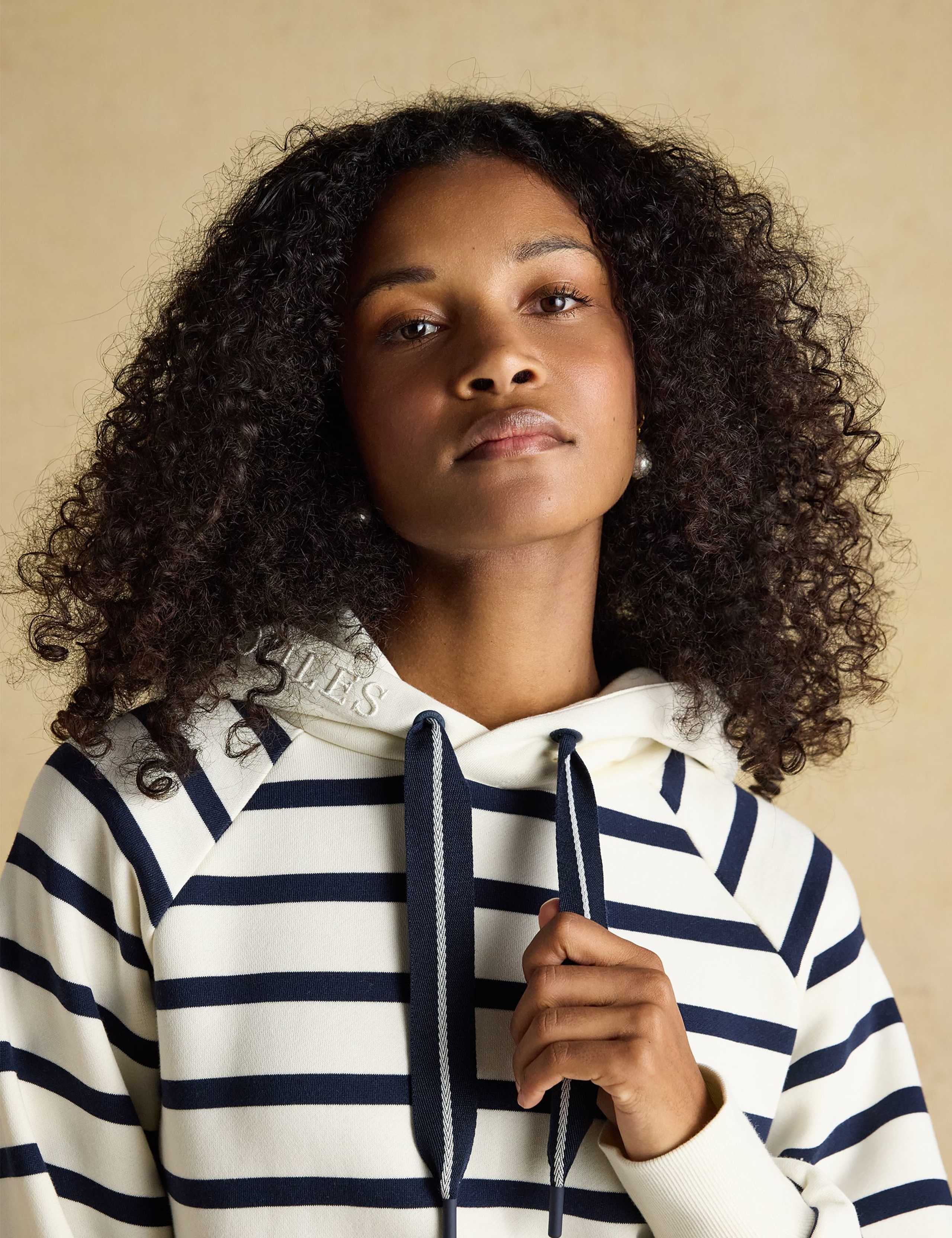 Cotton Rich Striped Hoodie 9 of 9