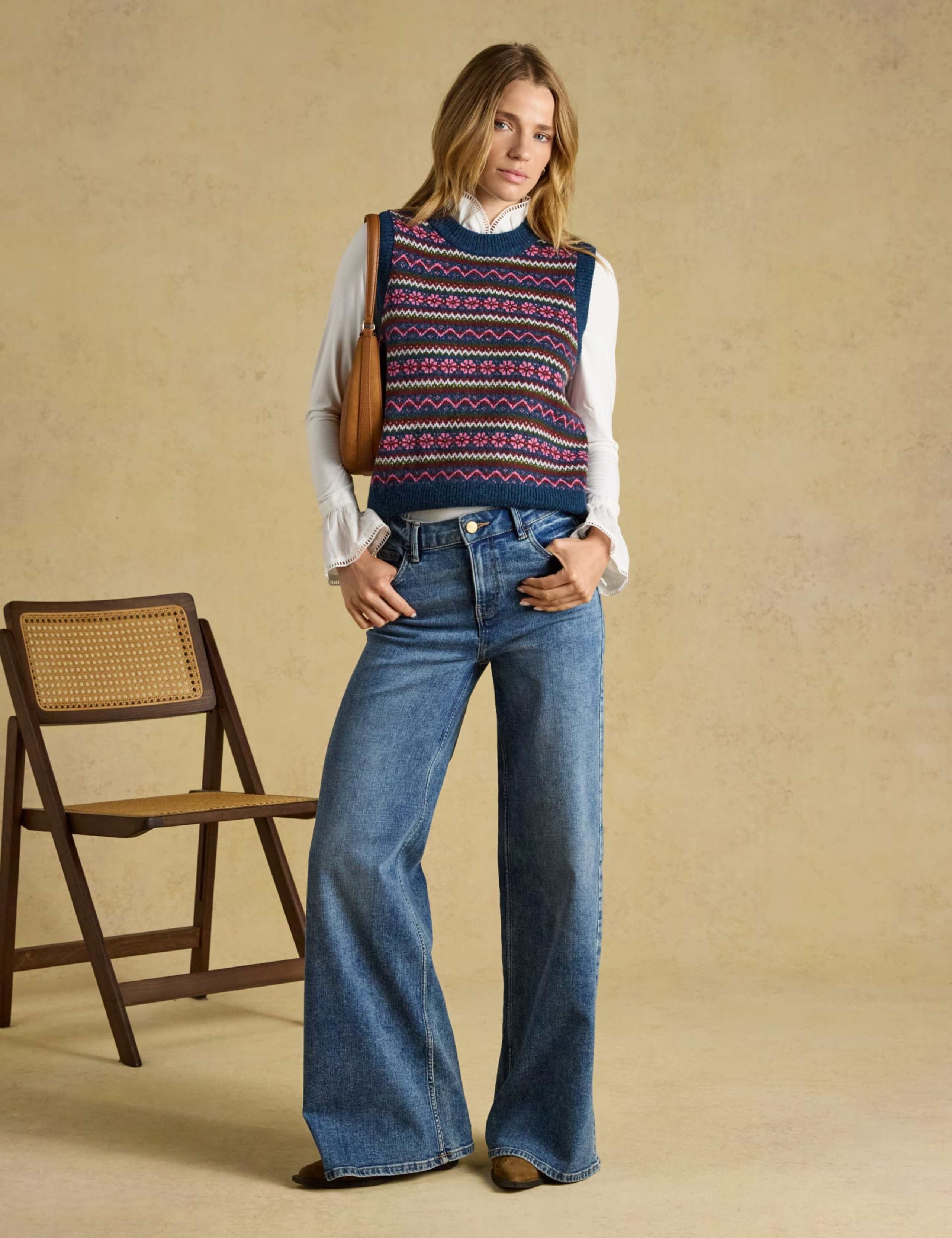 Fair Isle Knitted Vest 2 of 8