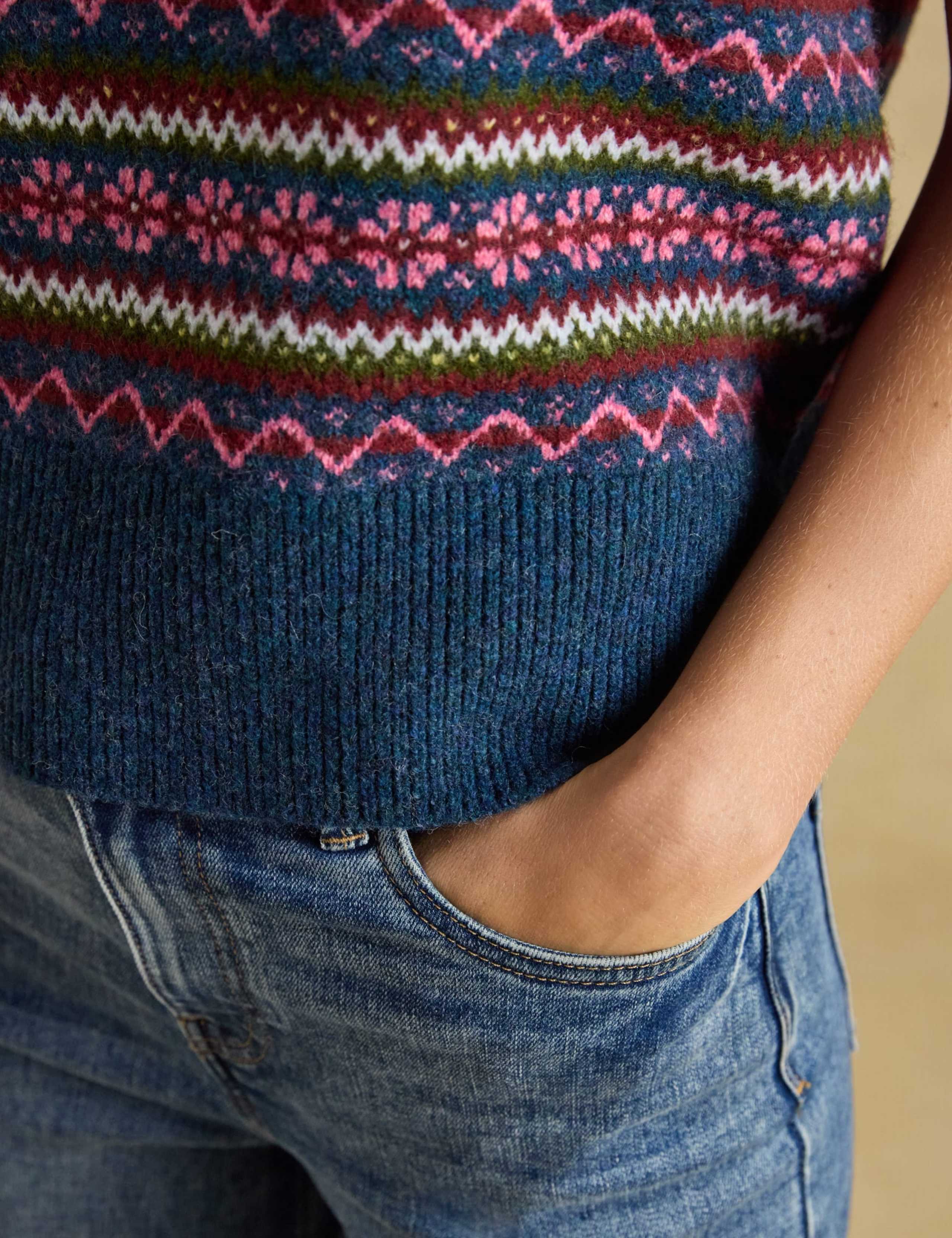 Fair Isle Knitted Vest 3 of 8