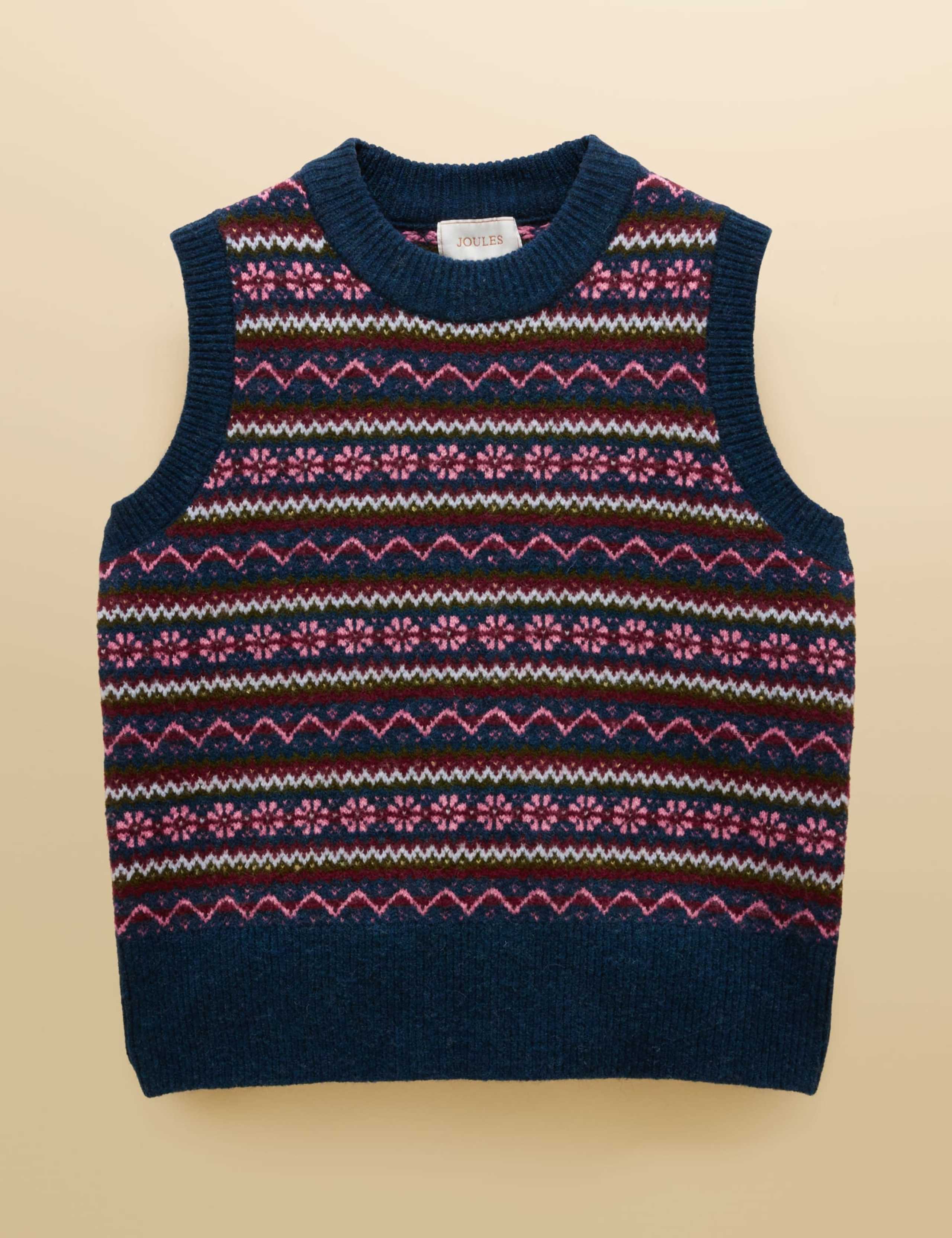 Fair Isle Knitted Vest 4 of 8