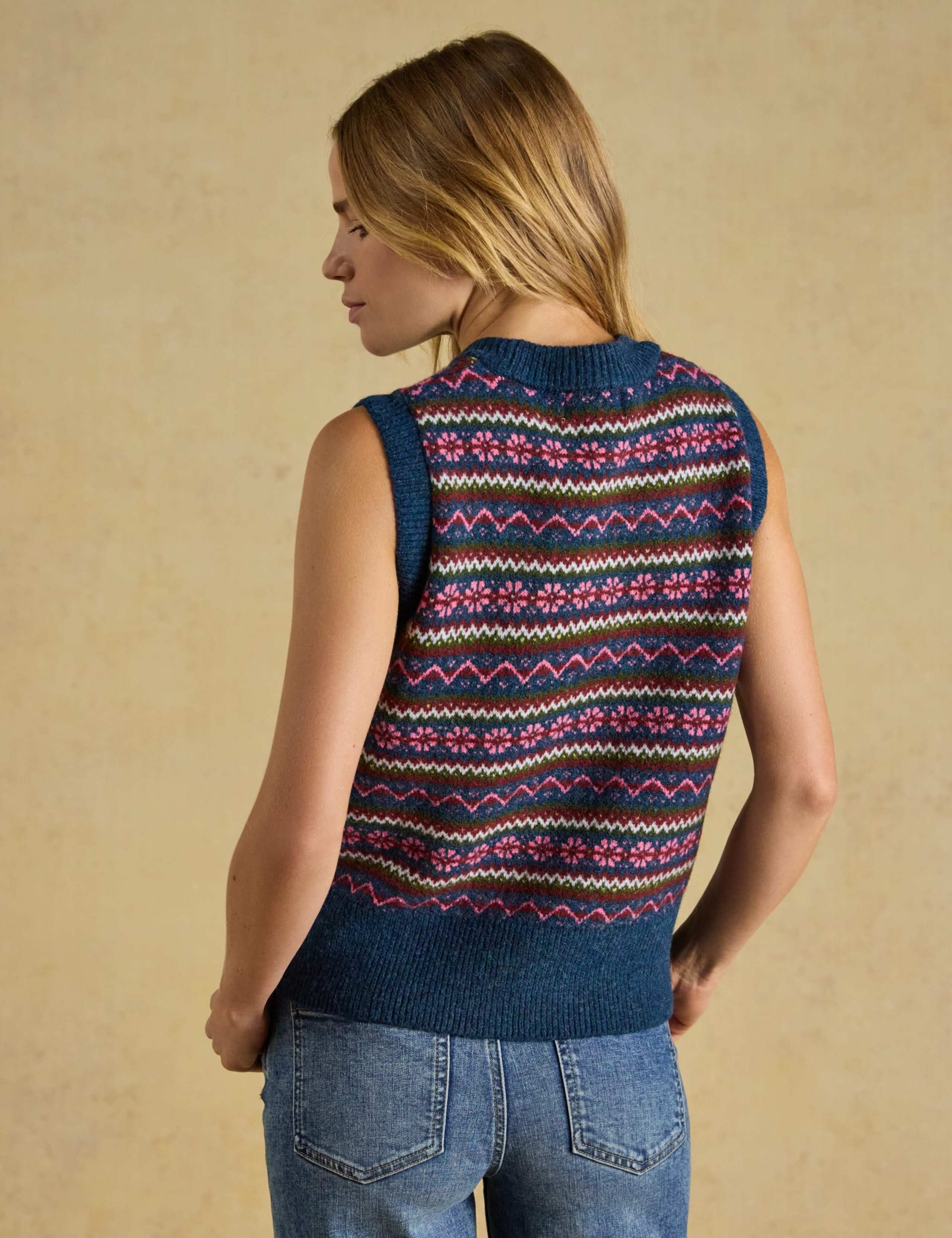 Fair Isle Knitted Vest 8 of 8