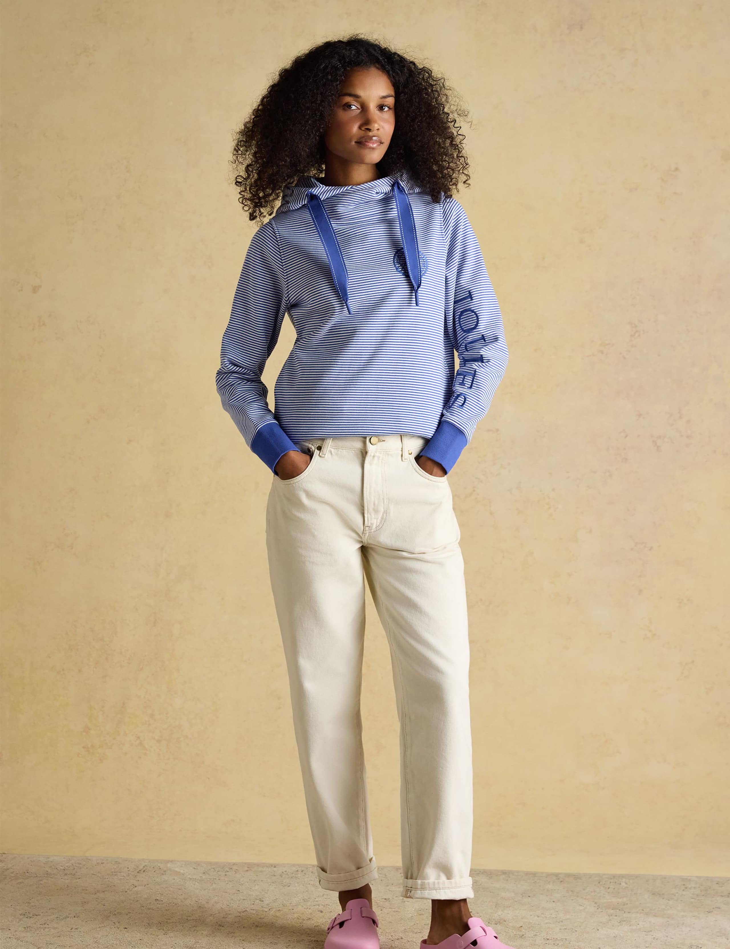 Pure Cotton Striped Hoodie 3 of 8