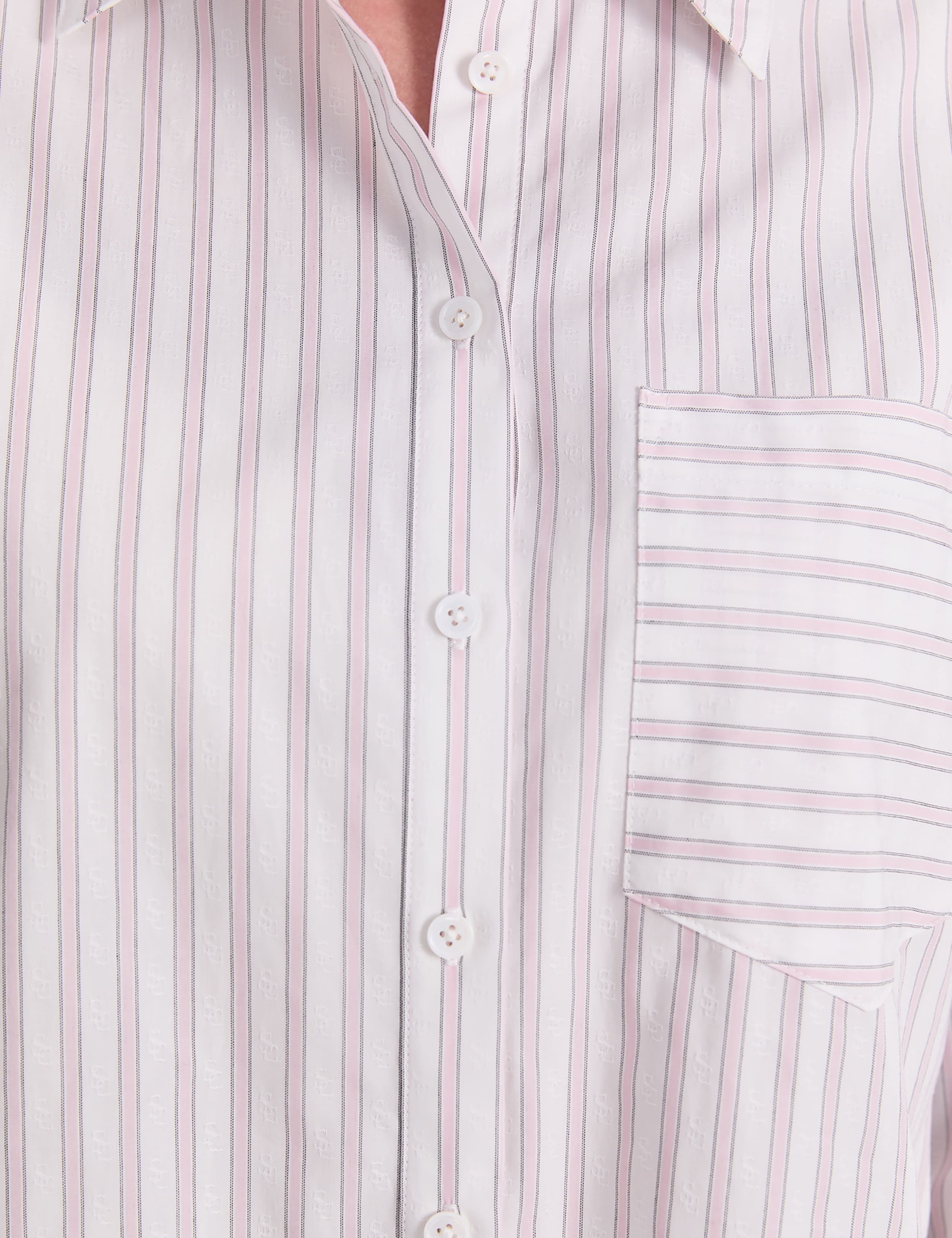 Pure Cotton Striped Collared Shirt 7 of 7