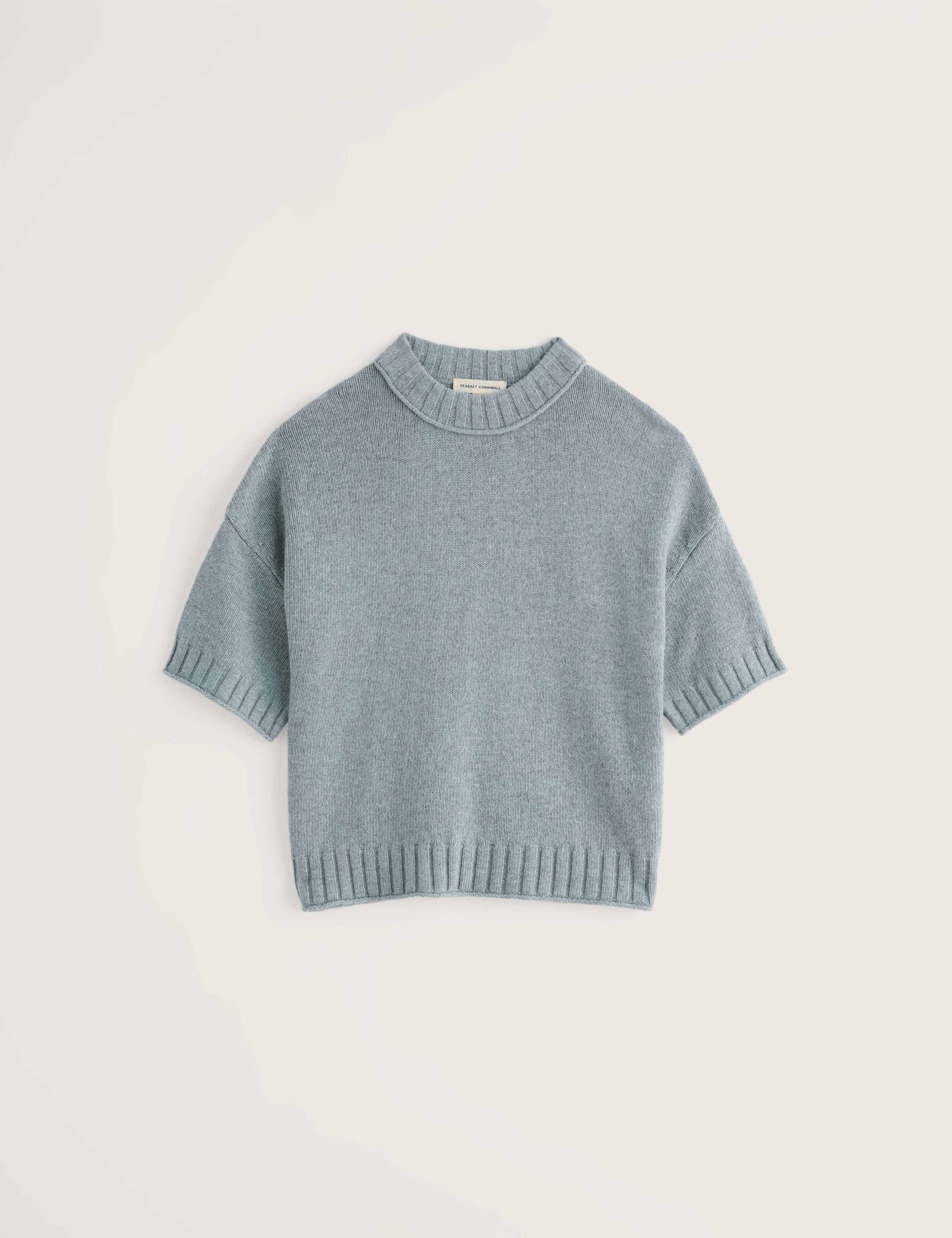 Cotton Blend Relaxed Jumper with Merino Wool 2 of 6