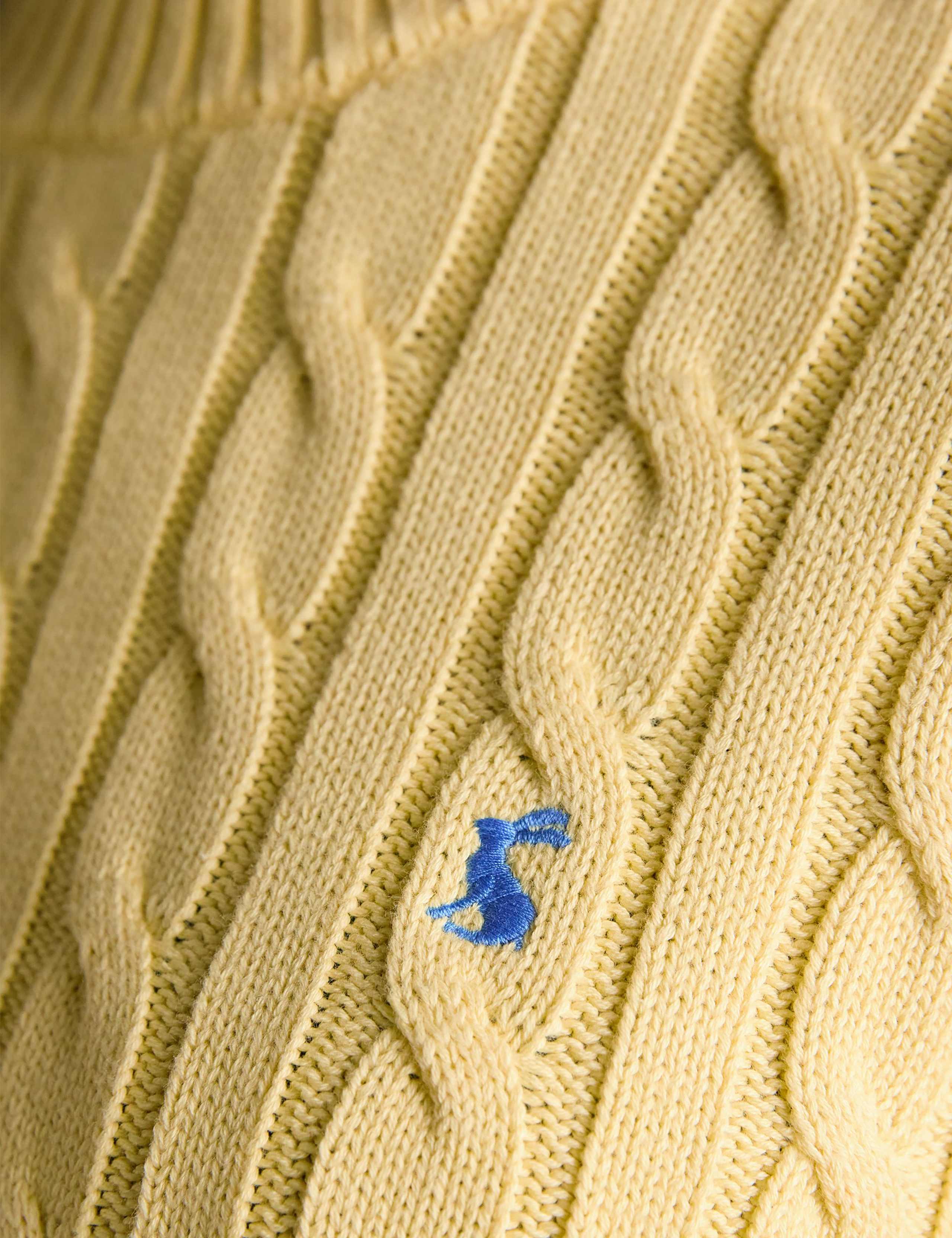 Pure Cotton Cable Knit Crew Neck Jumper 6 of 6