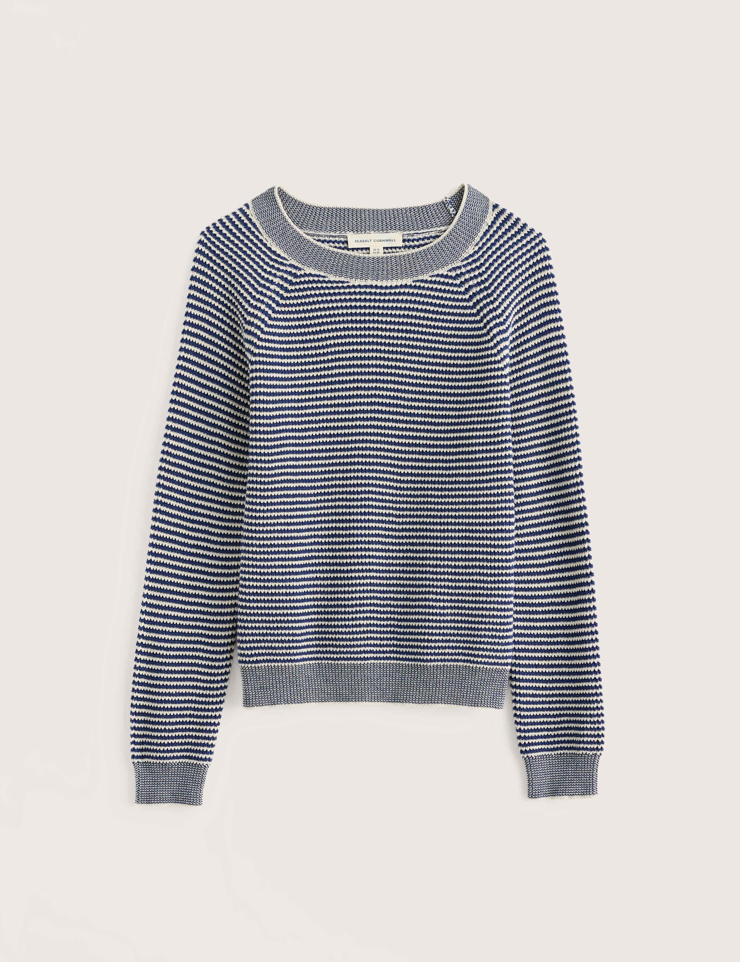 Pure Cotton Striped Relaxed Jumper 2 of 5