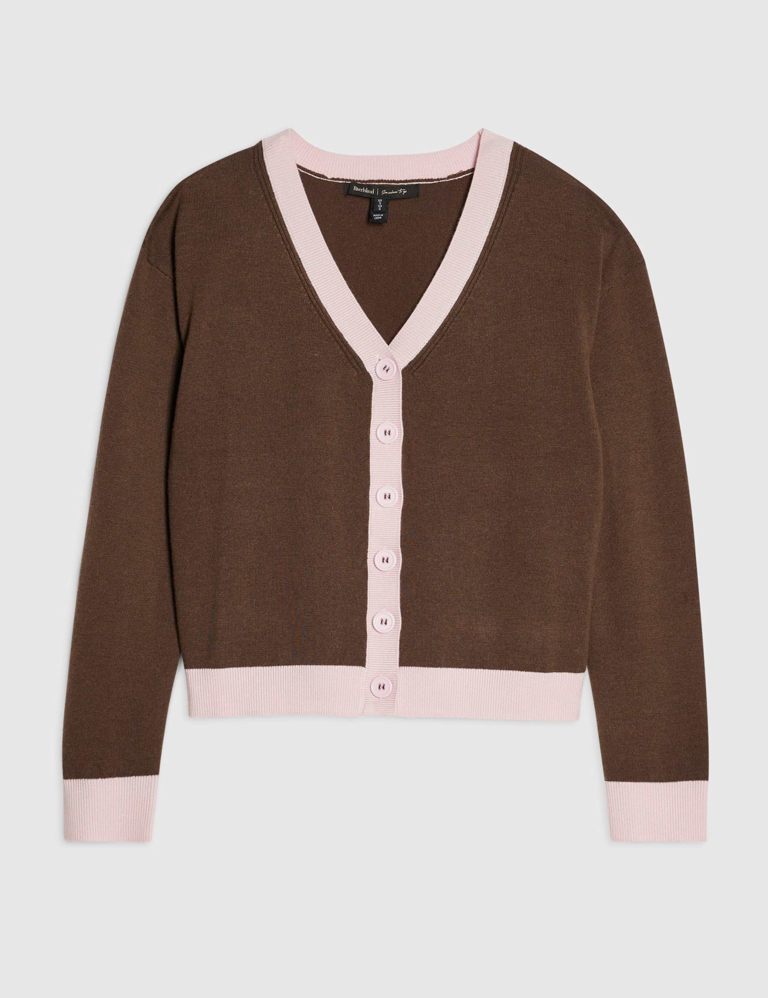 Textured V-Neck Cardigan 3 of 6