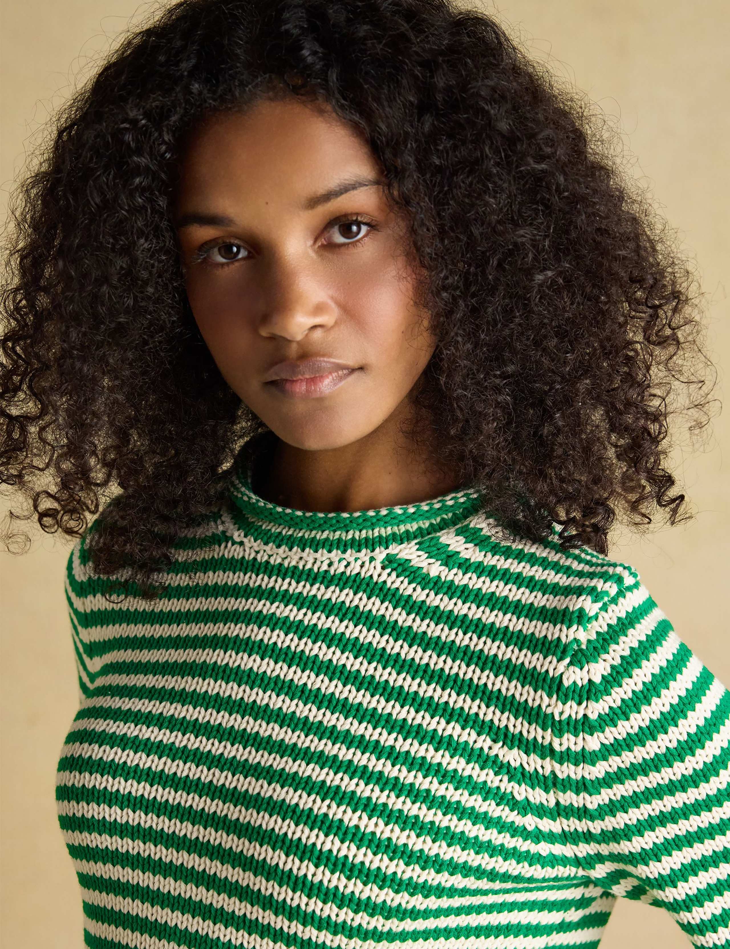 Pure Cotton Striped Jumper 5 of 8