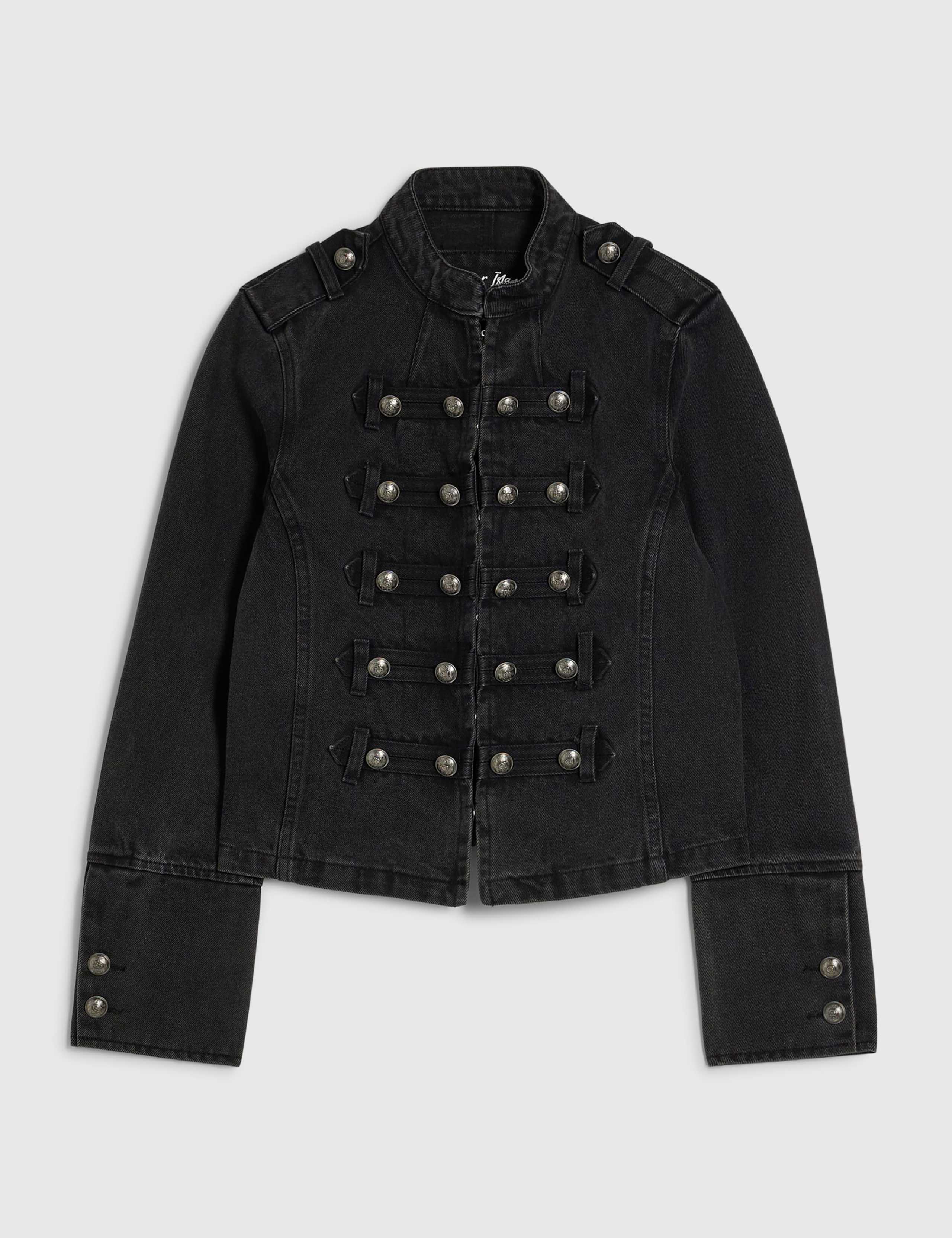 Denim High Neck Jacket 4 of 6