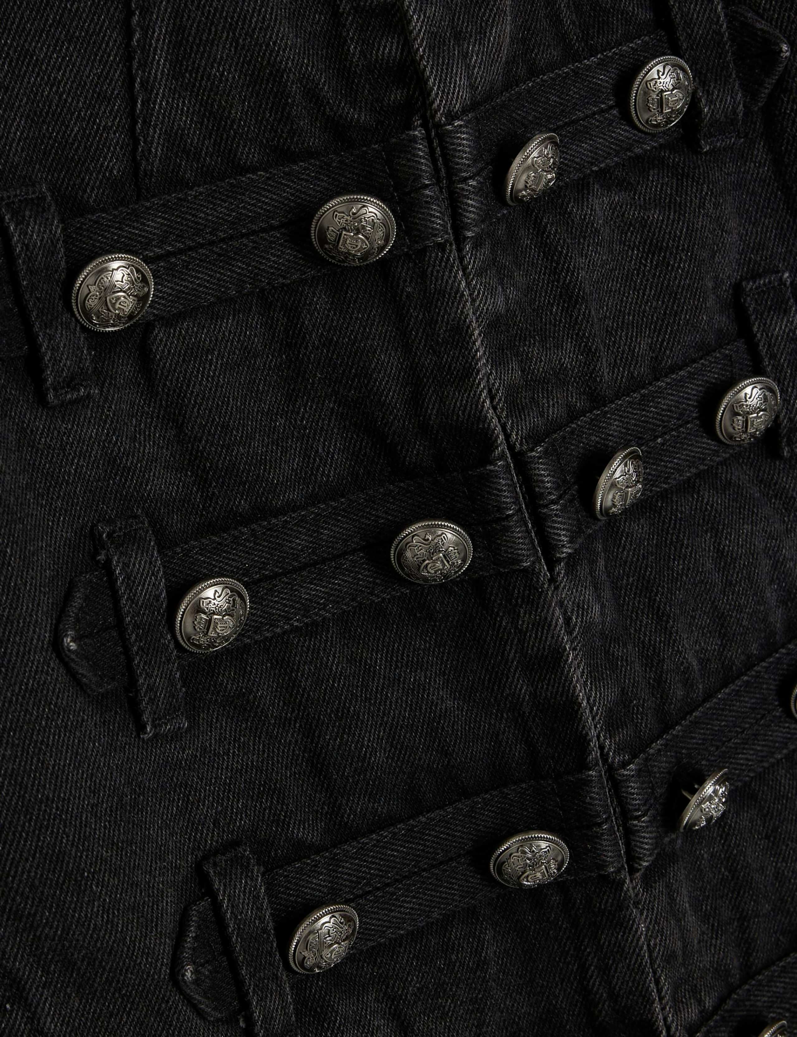 Denim High Neck Jacket 6 of 6