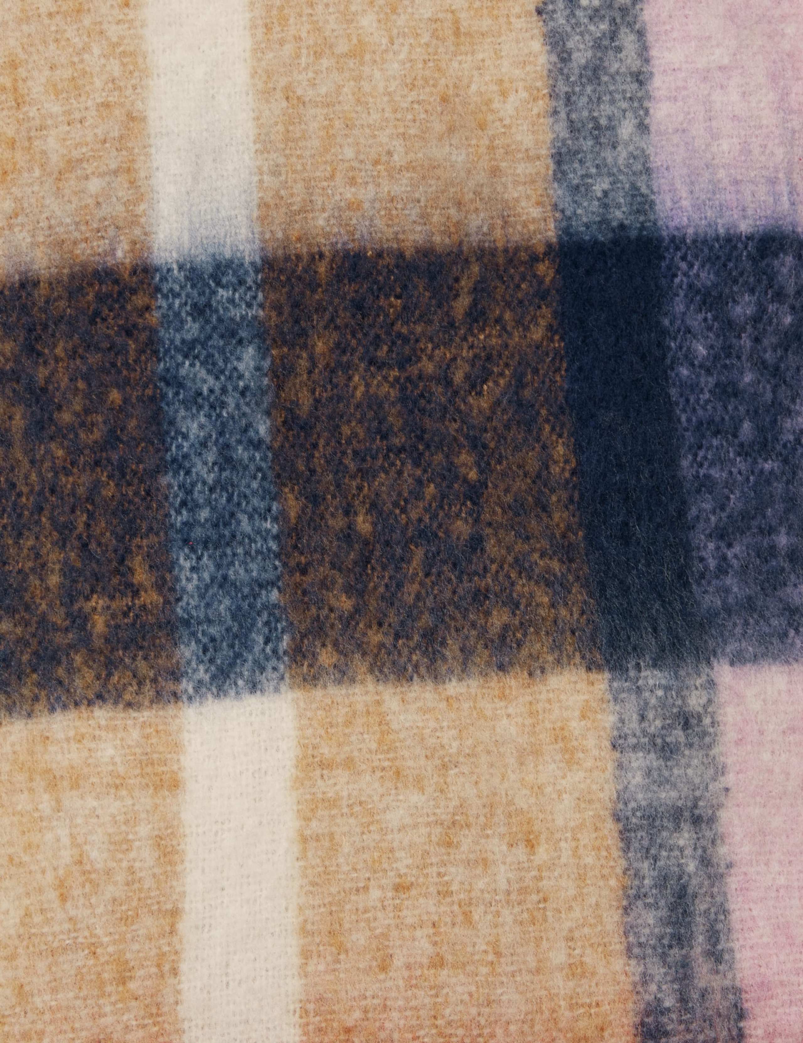 Brushed Checked Tassel Scarf 2 of 8