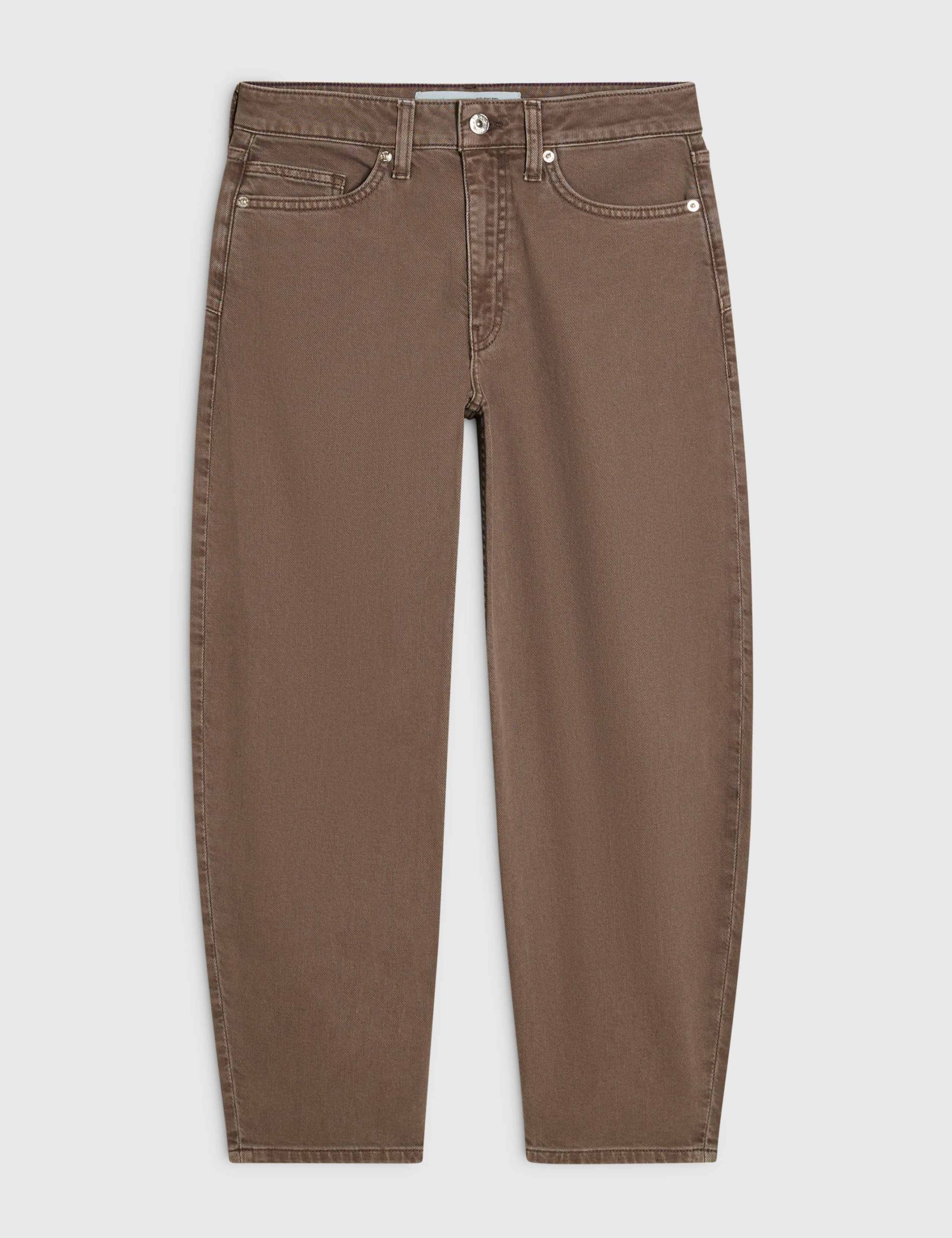 Petite Mid Rise Barrel Jeans 2 of 6