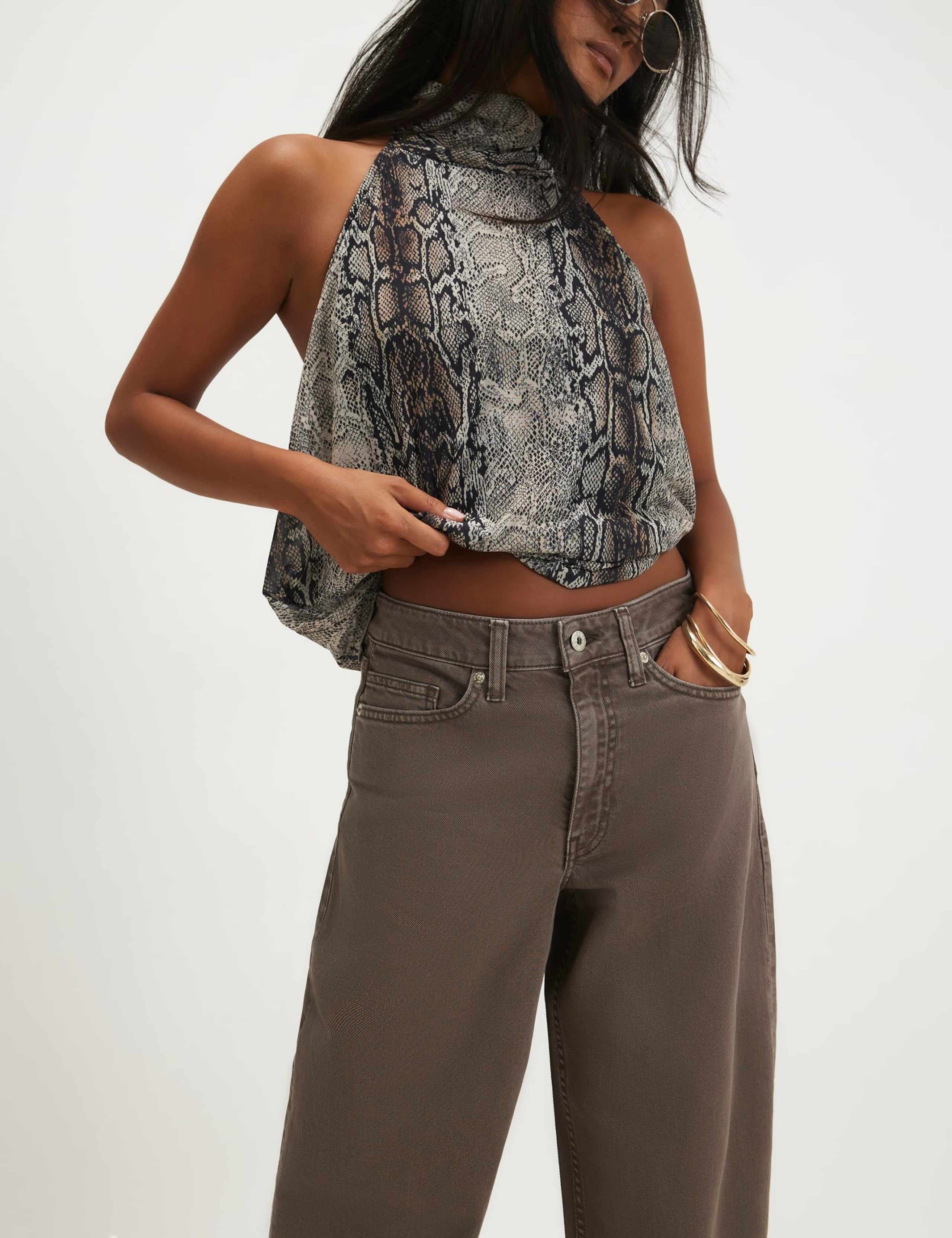 Petite Mid Rise Barrel Jeans 6 of 6