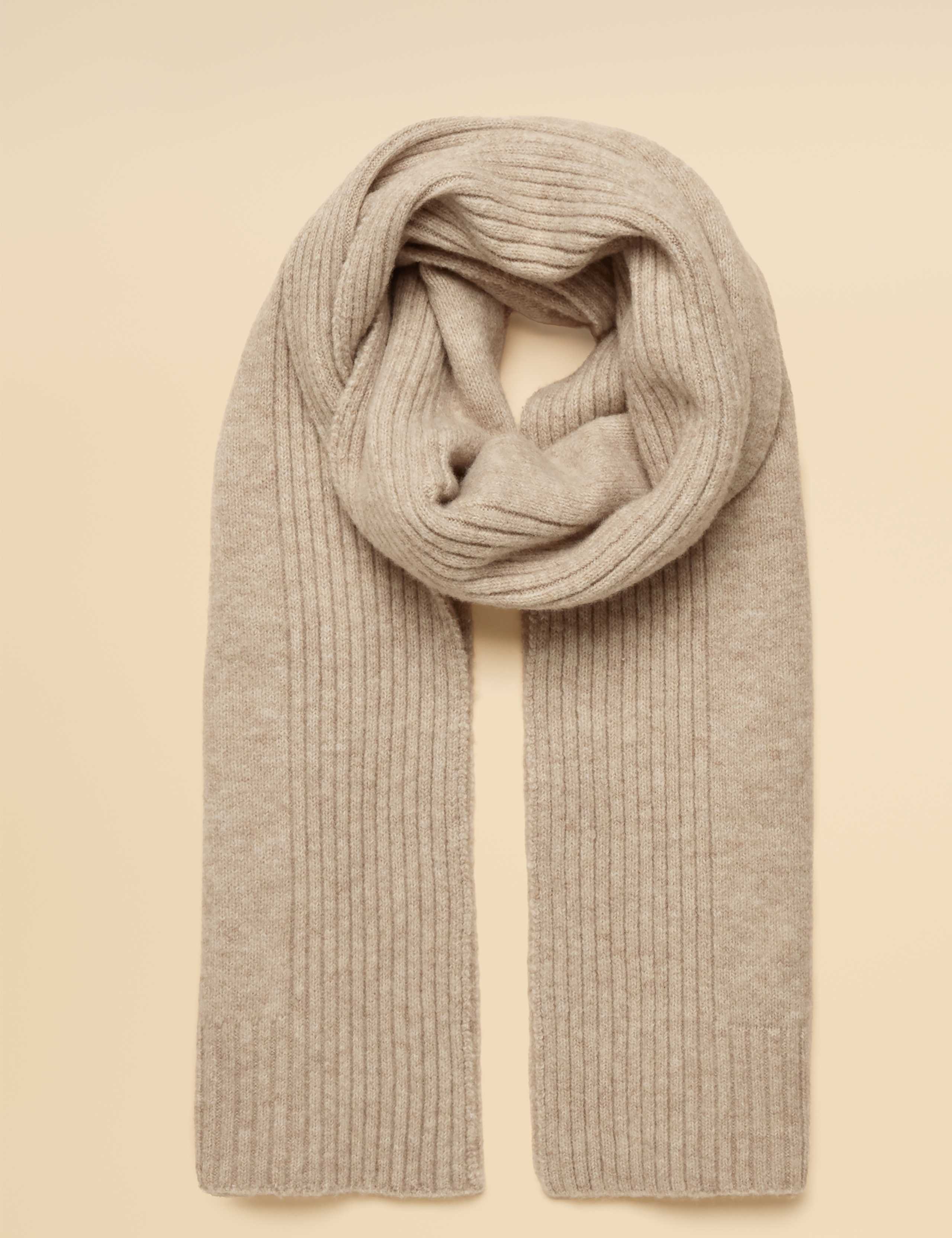 Knitted Textured Scarf 5 of 6