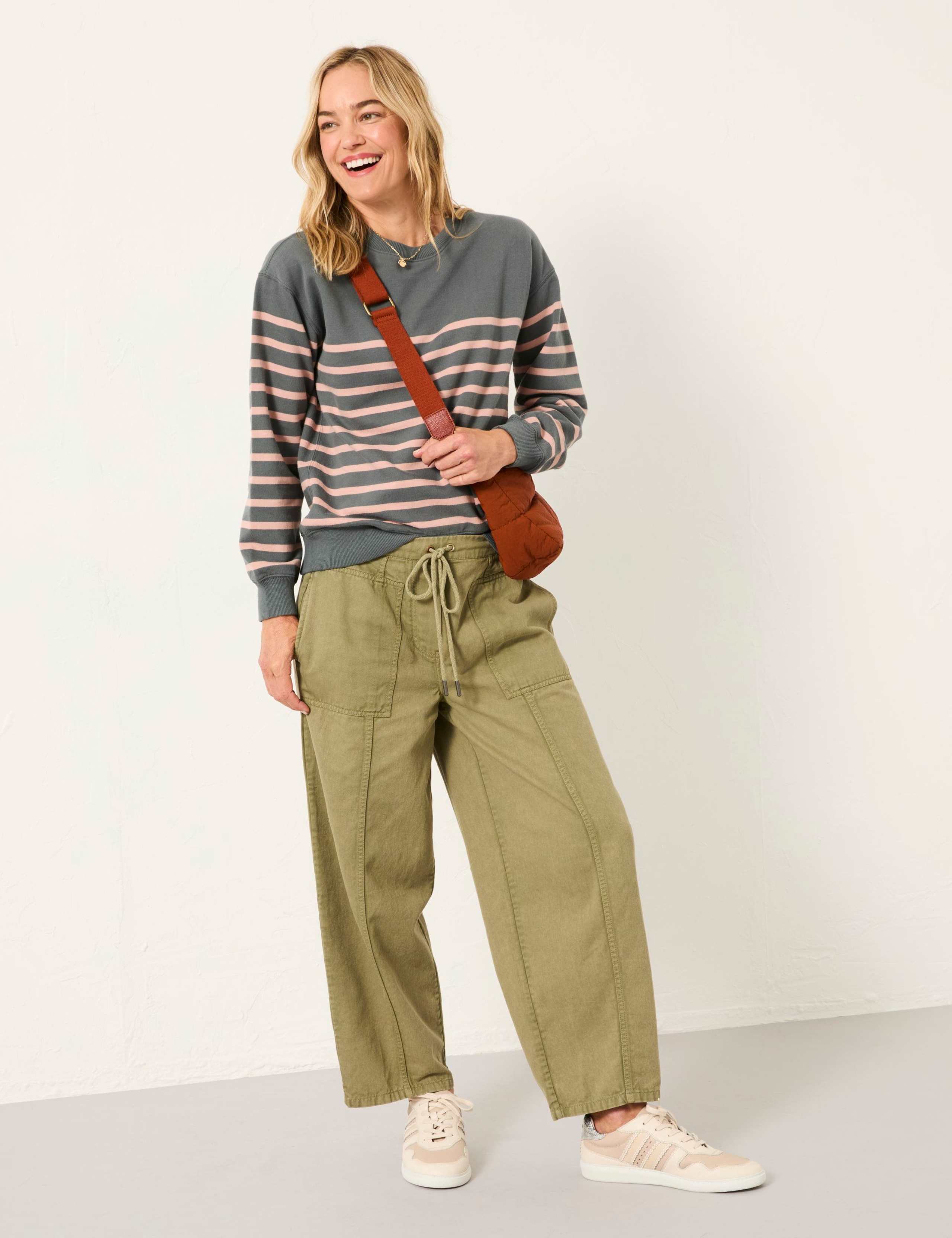 Pure Cotton Striped Sweatshirt 4 of 5