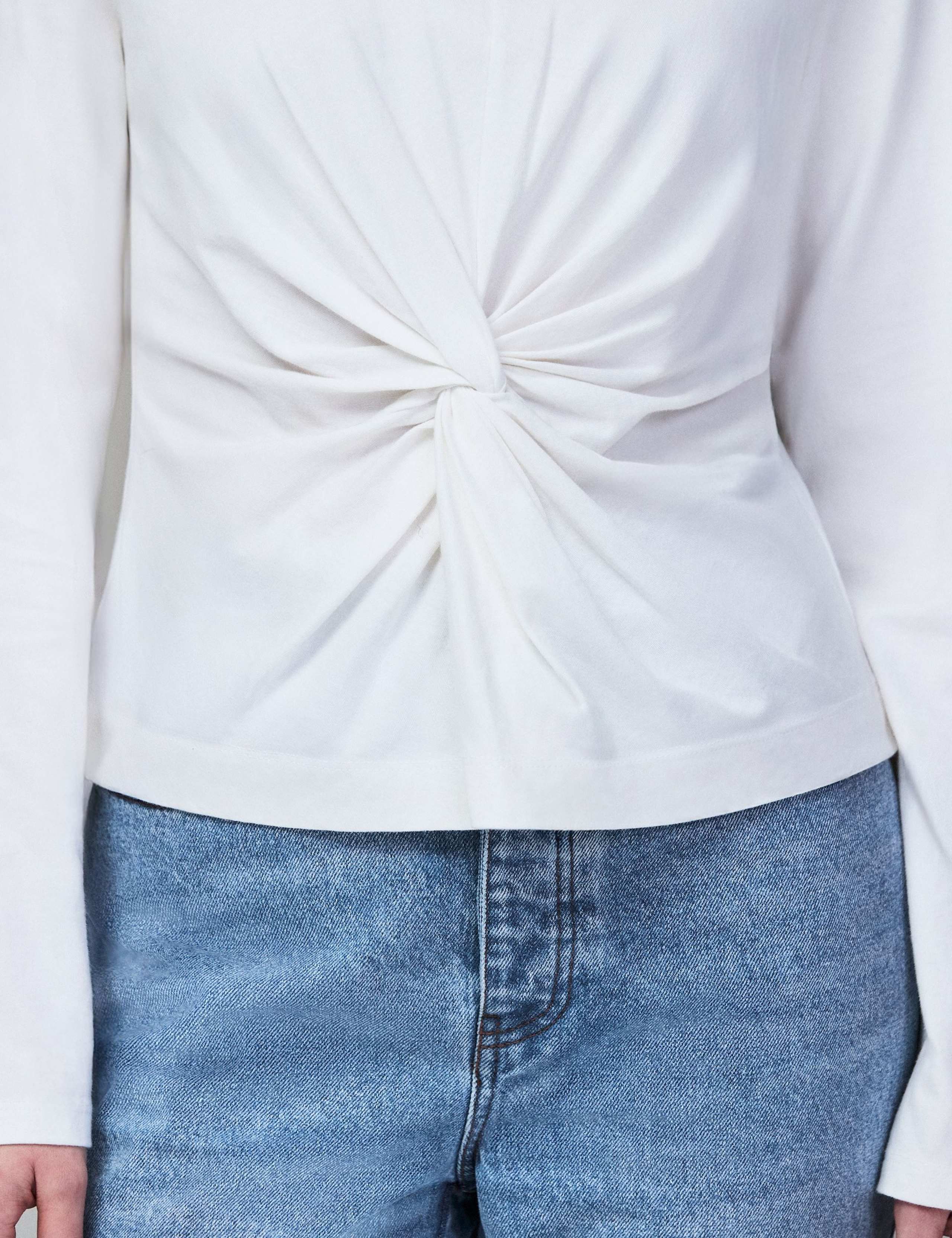 Pure Cotton Twist Front Top 4 of 4