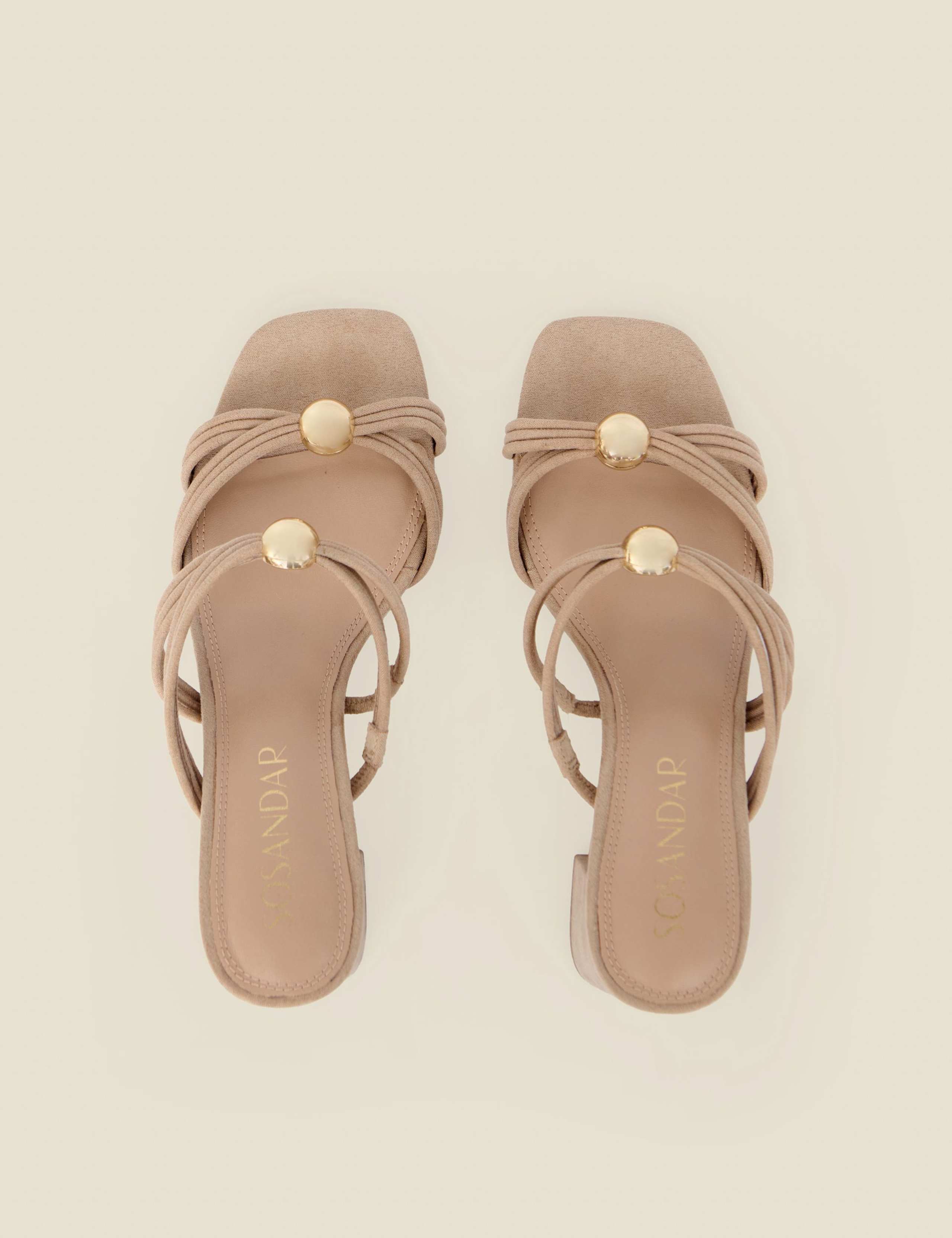 Block Heel Square Toe Mules 3 of 4