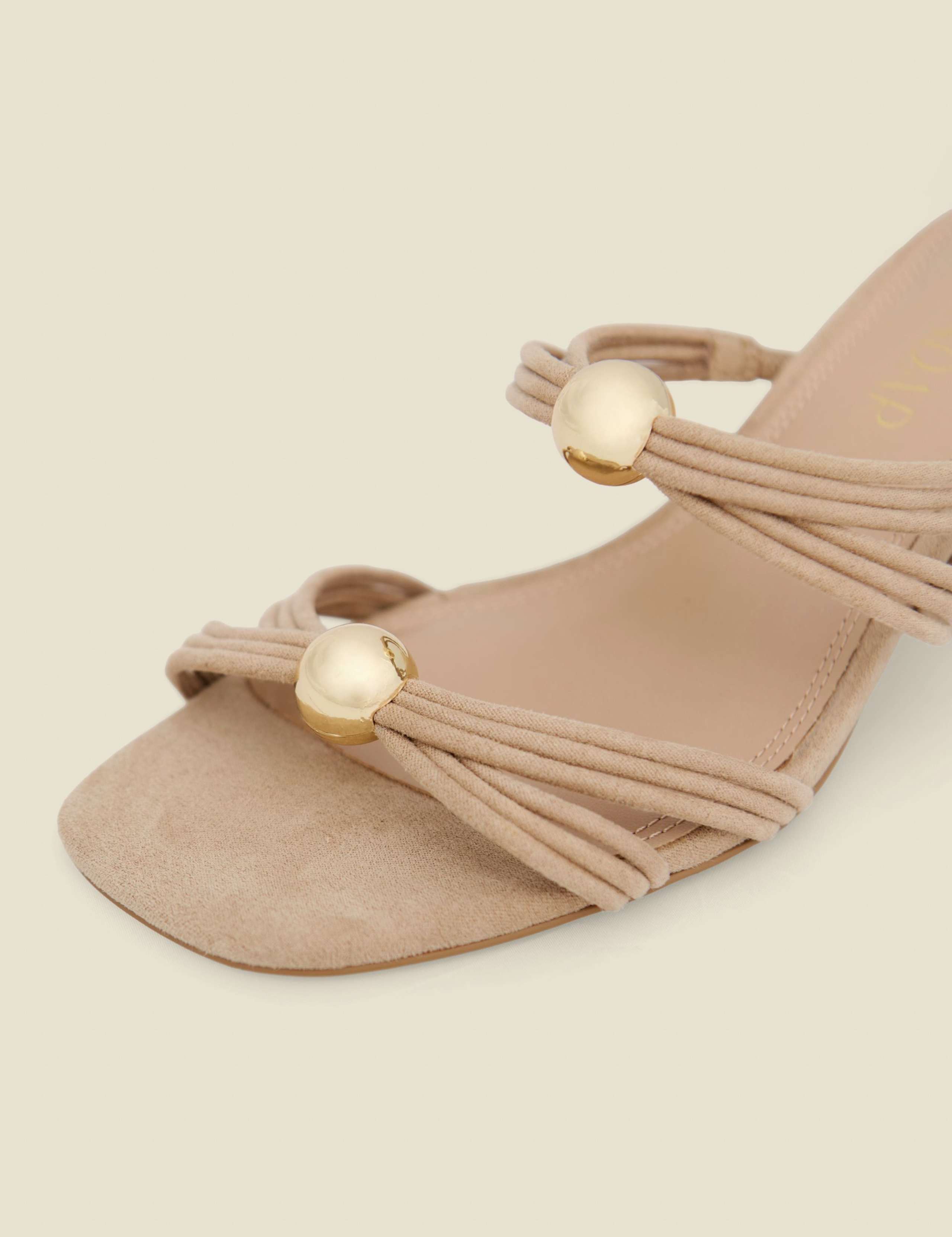 Block Heel Square Toe Mules 4 of 4