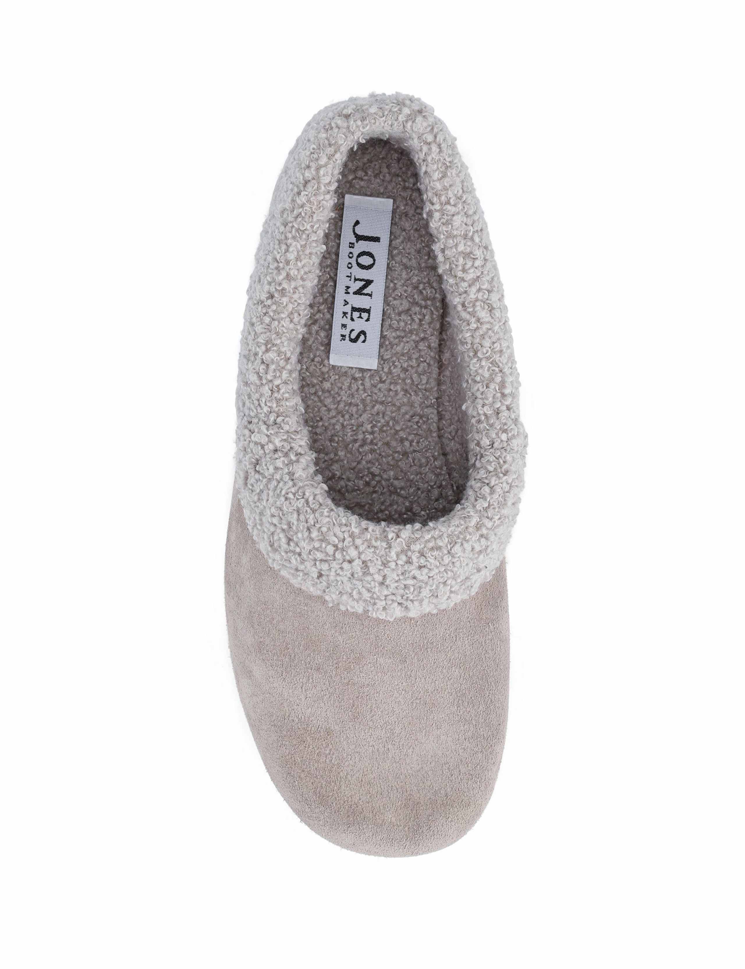 Suede Faux Fur Lined Slippers 3 of 6