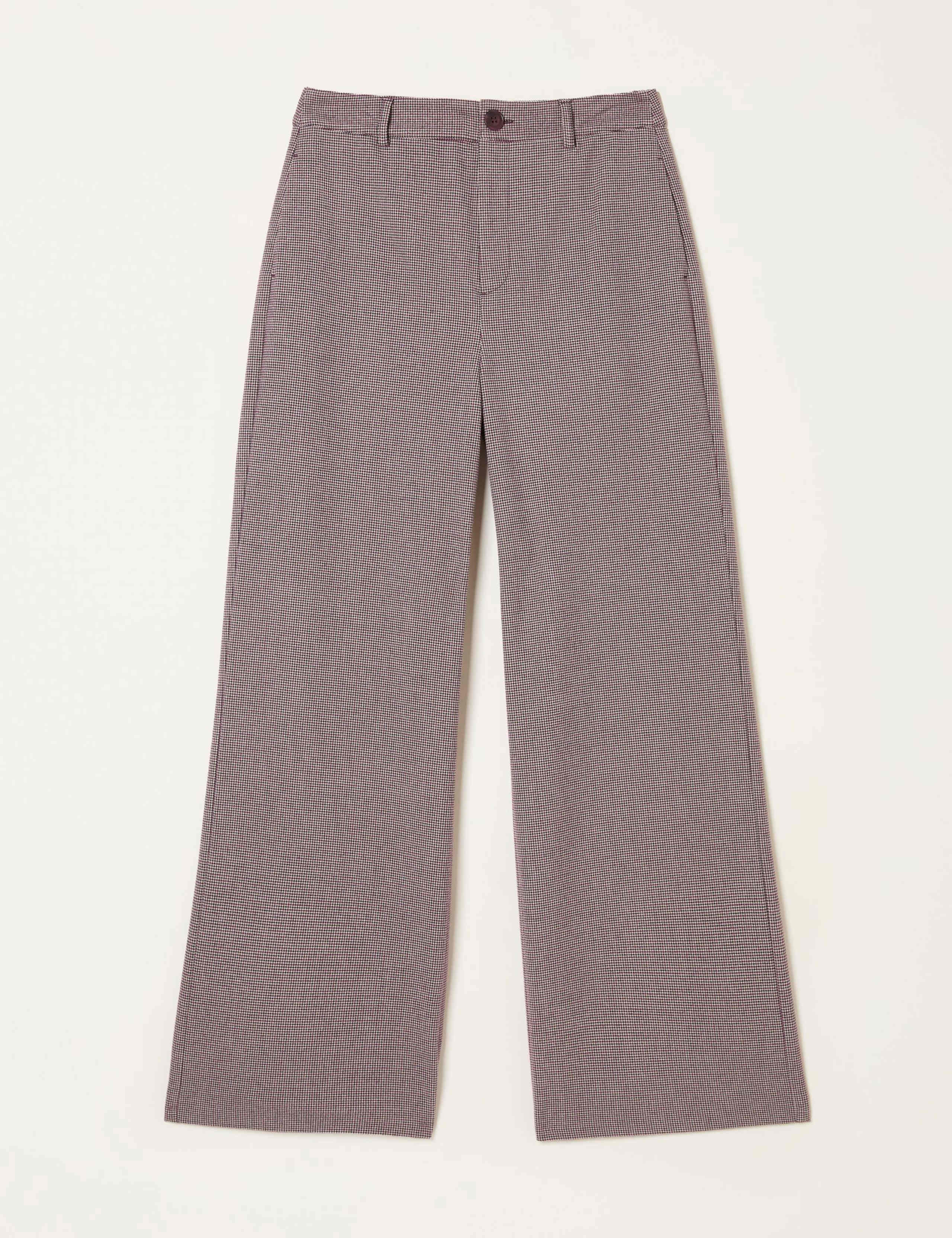 Checked Wide Leg Trousers 2 of 6