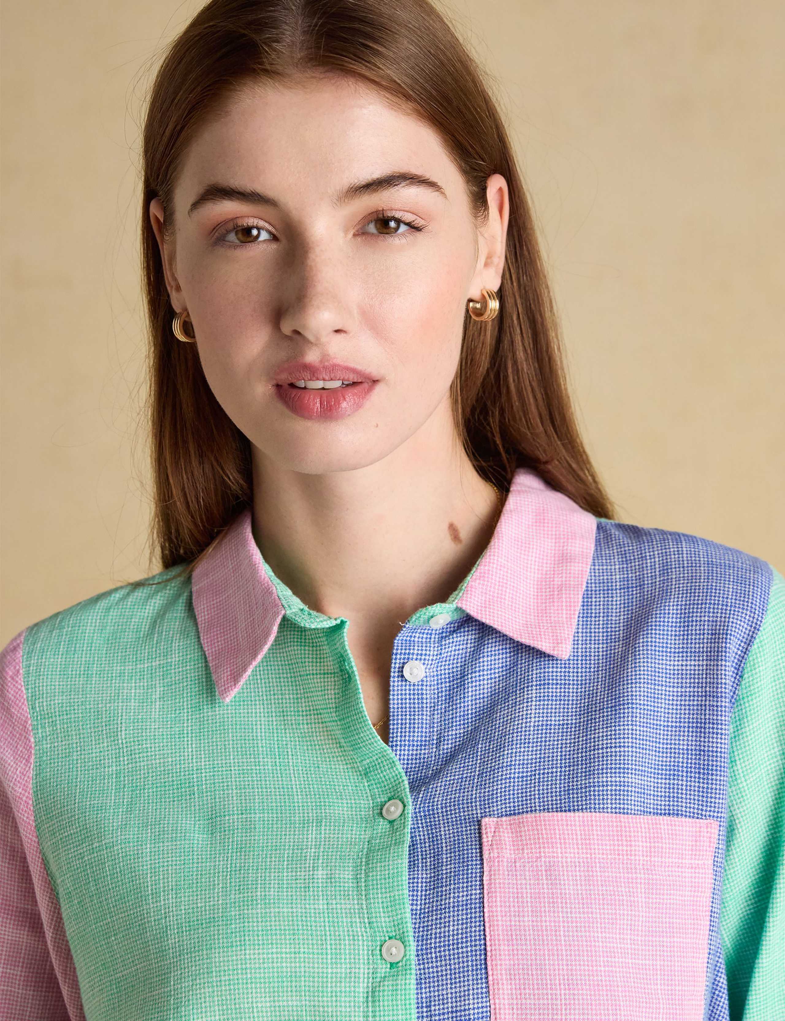 Pure Cotton Colour Block Shirt 5 of 8
