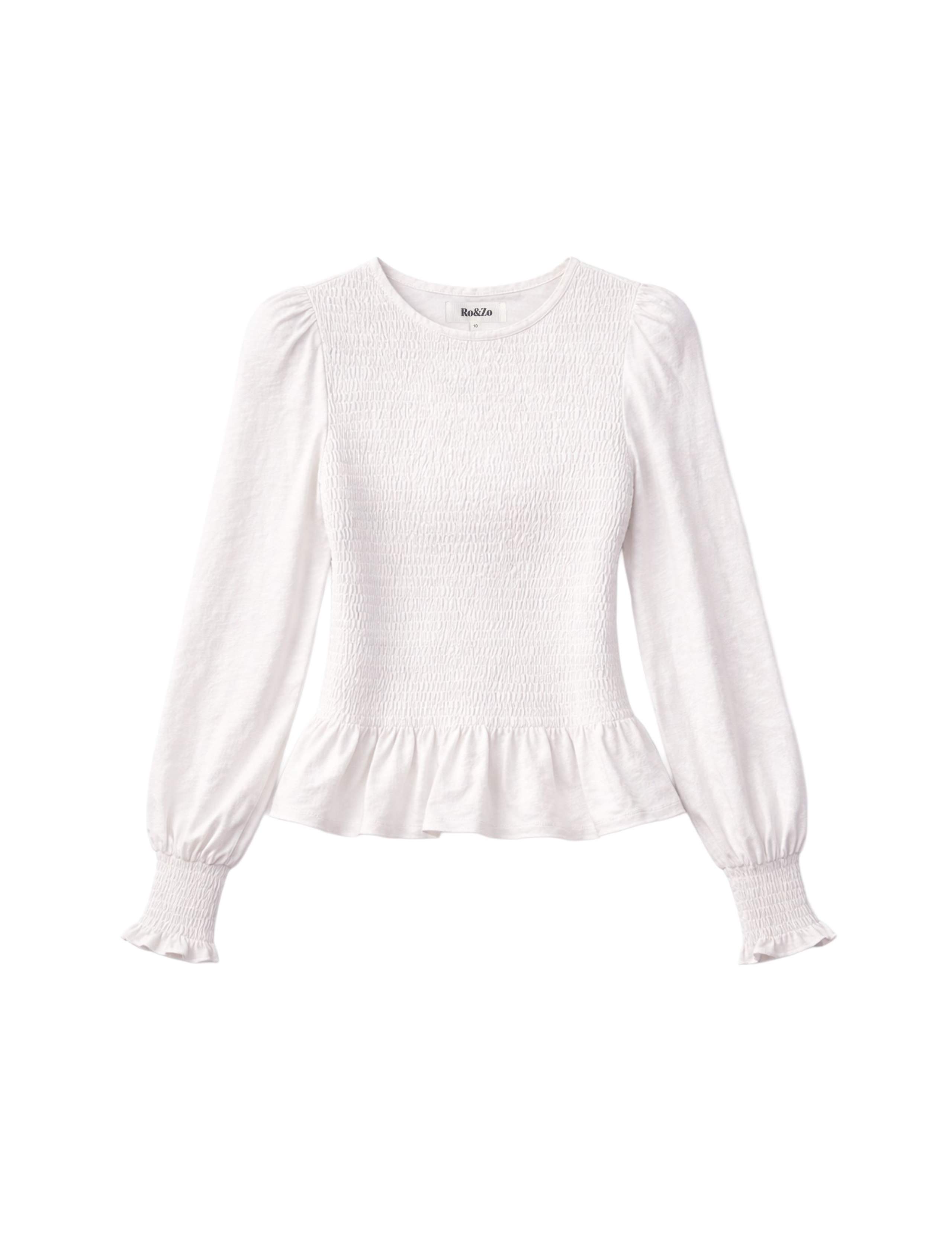 Pure Cotton Jersey Shirred Top 2 of 5