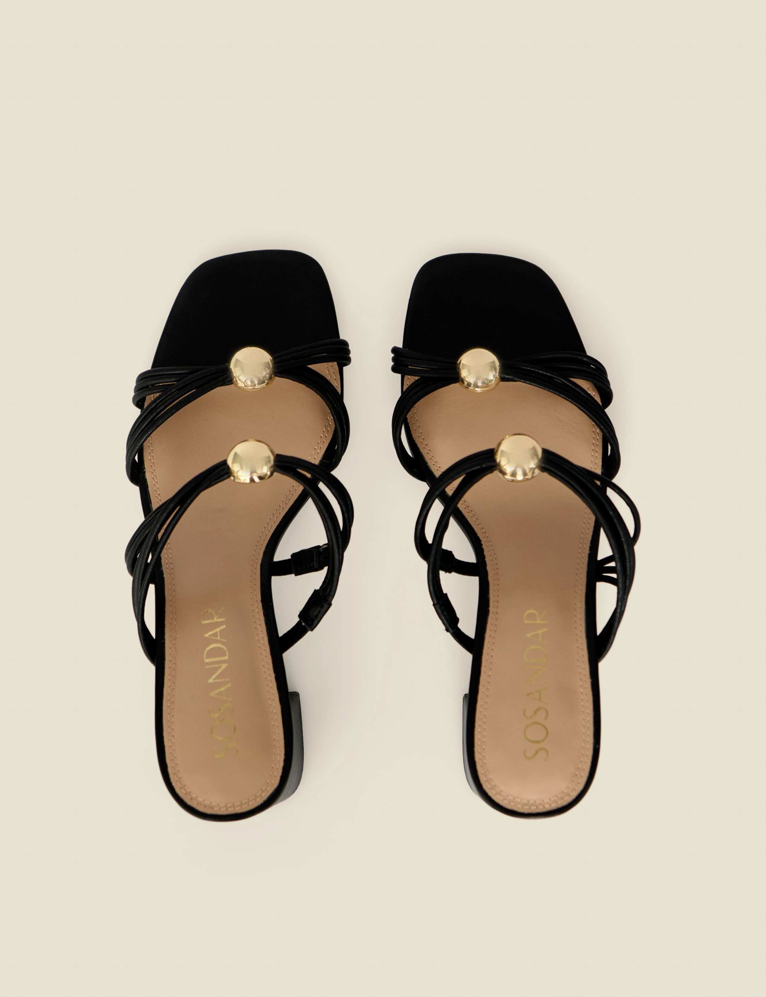 Block Heel Square Toe Mules 3 of 4