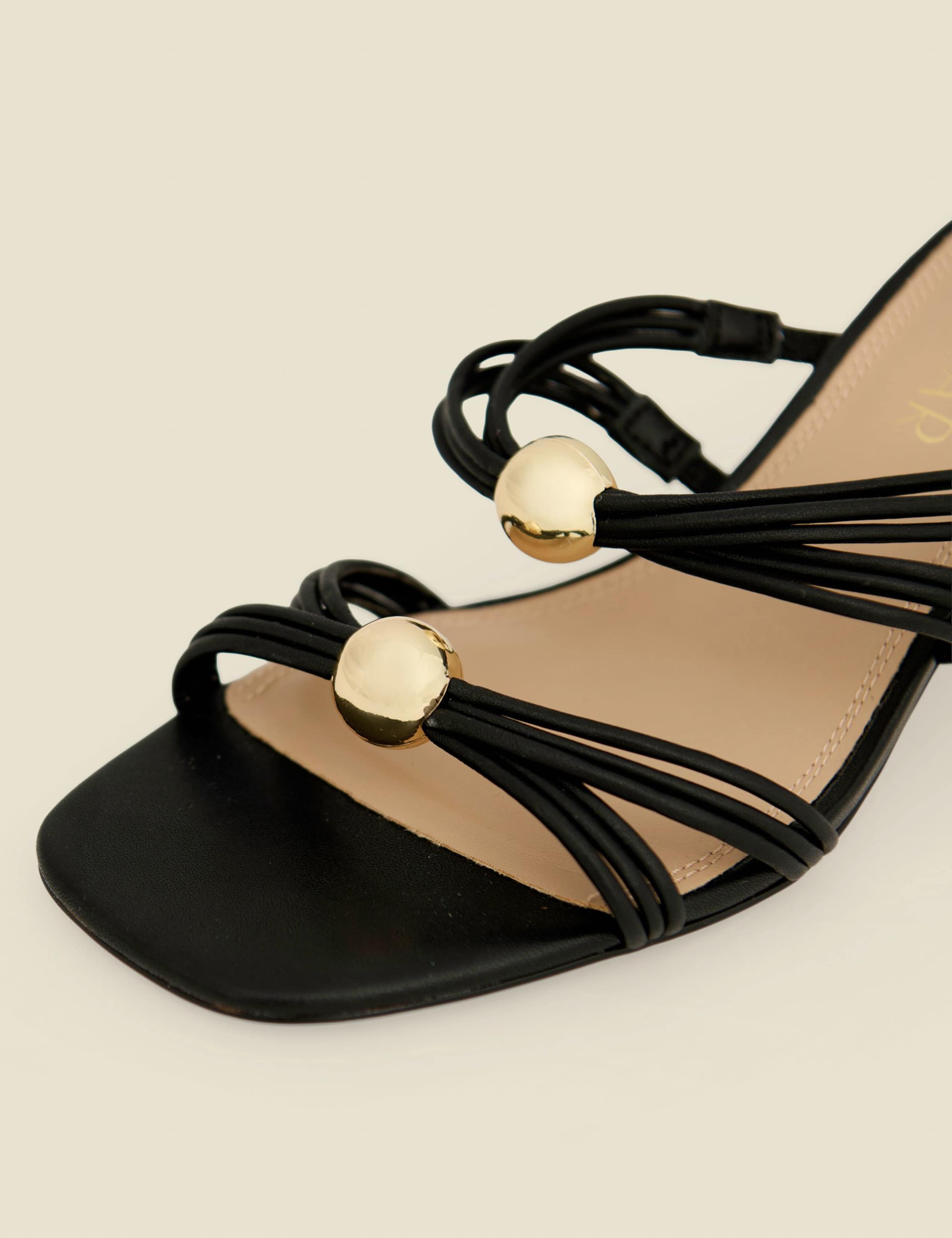 Block Heel Square Toe Mules 4 of 4