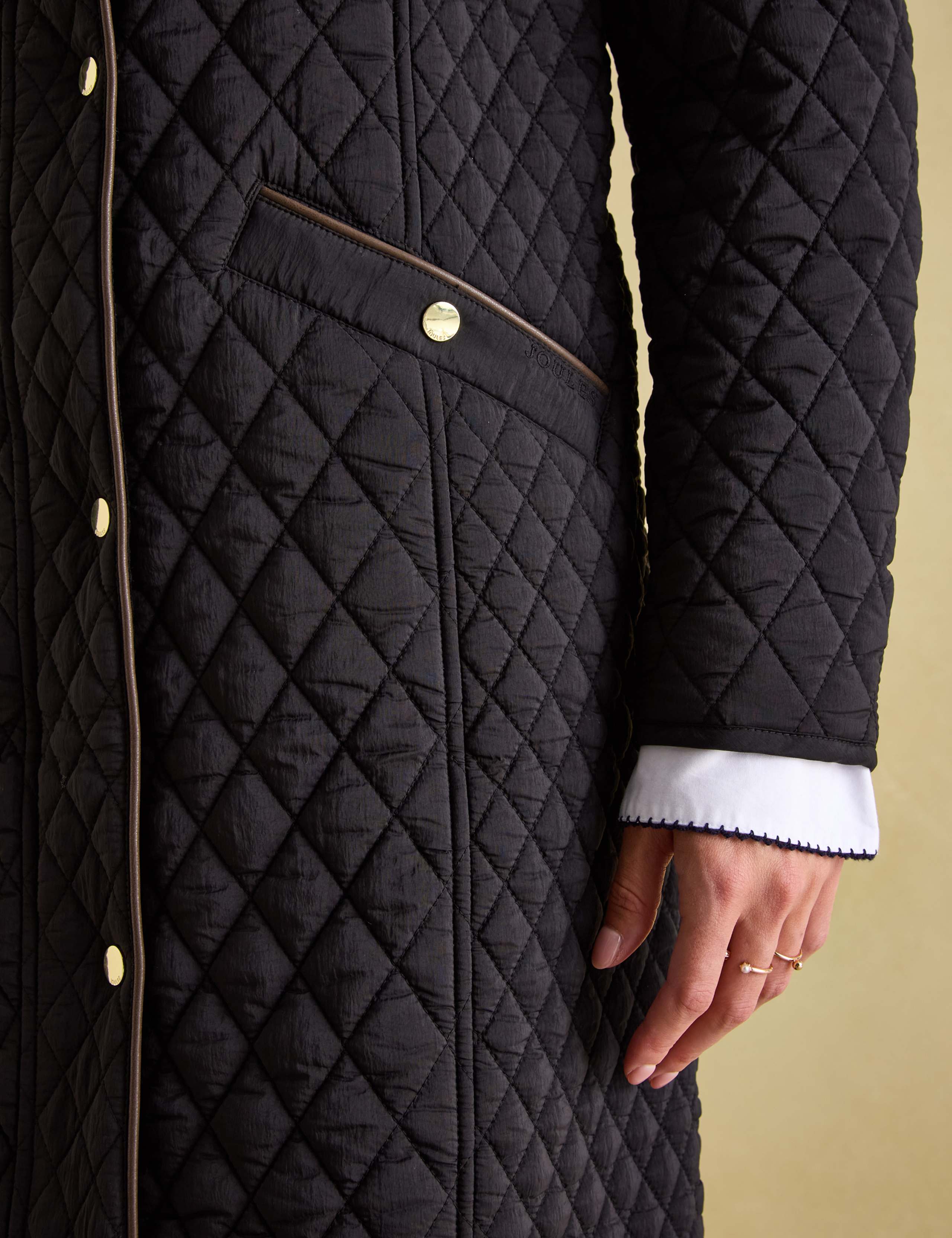 Quilted Funnel Neck Longline Coat 4 of 7