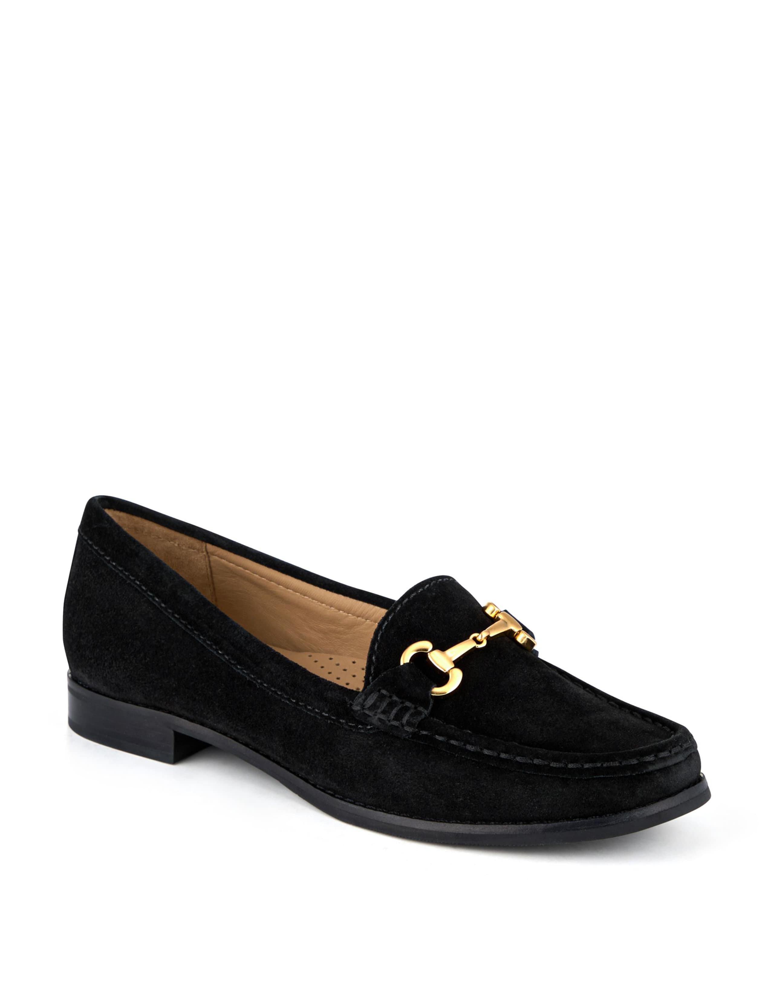 Suede Buckle Loafers 2 of 6