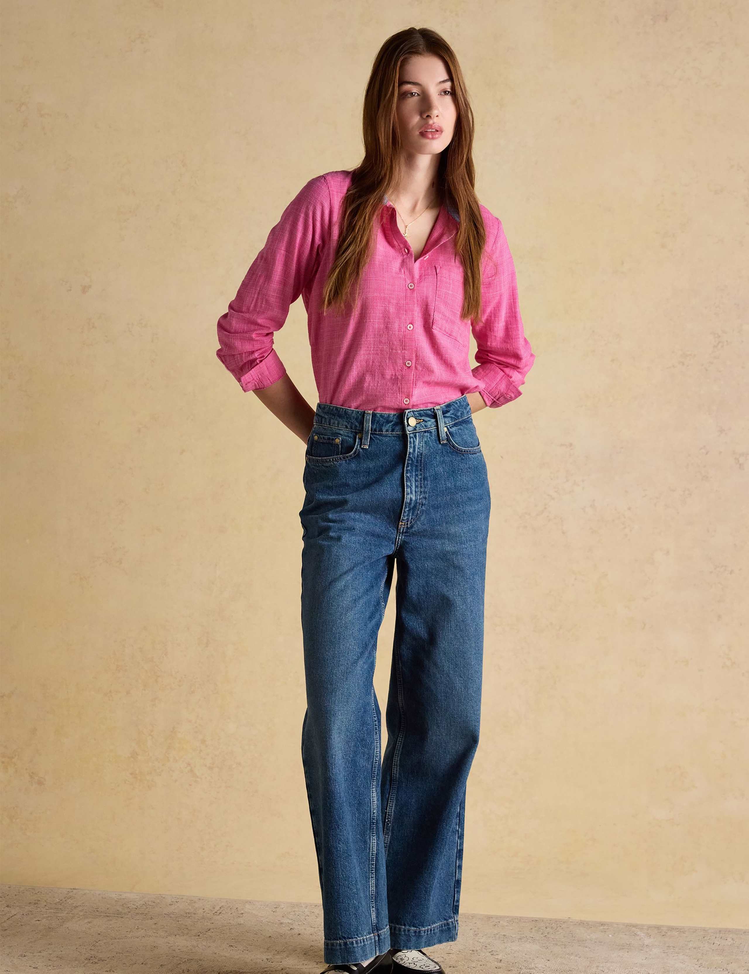 Pure Cotton Textured Gingham Shirt 3 of 8