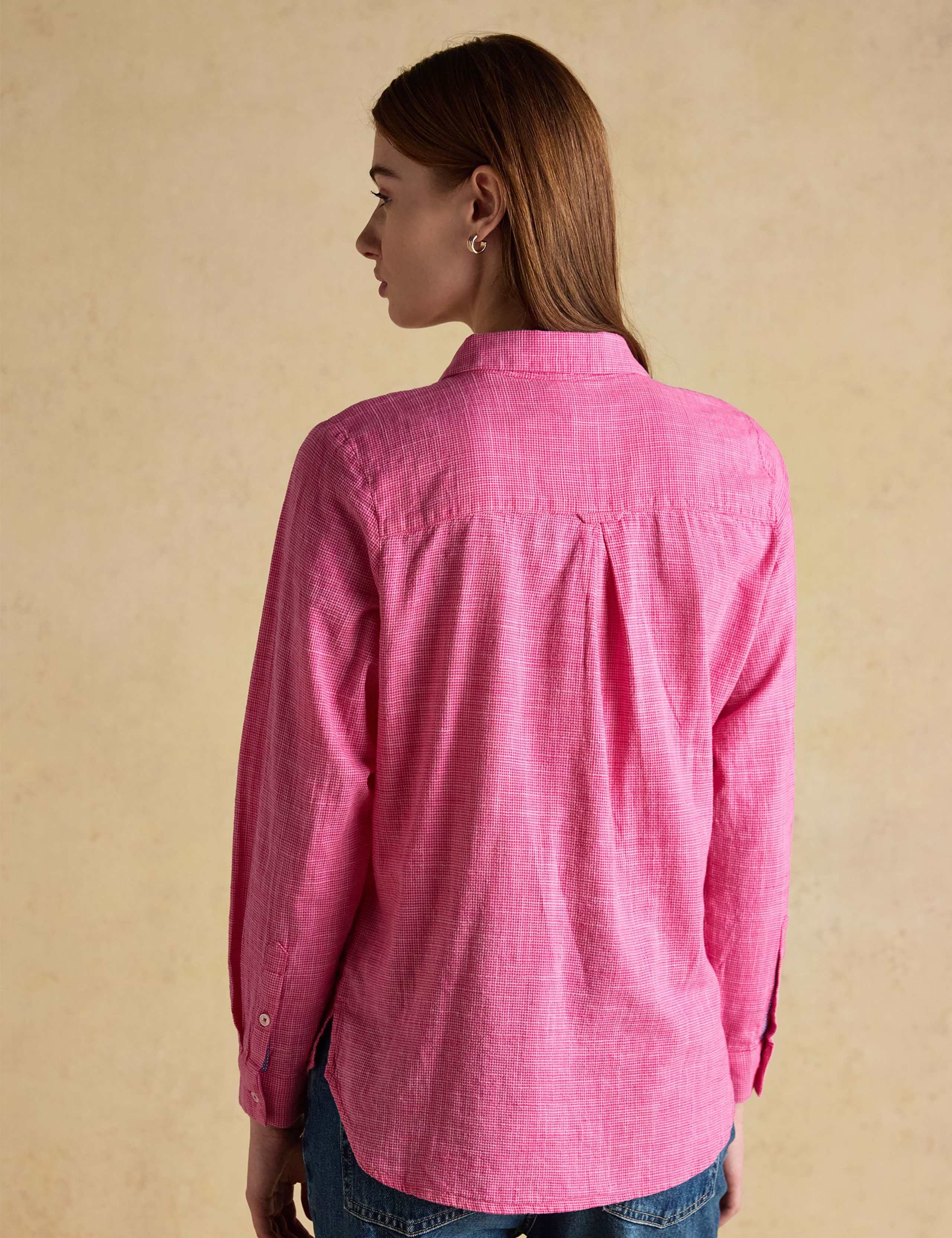 Pure Cotton Textured Gingham Shirt 4 of 8