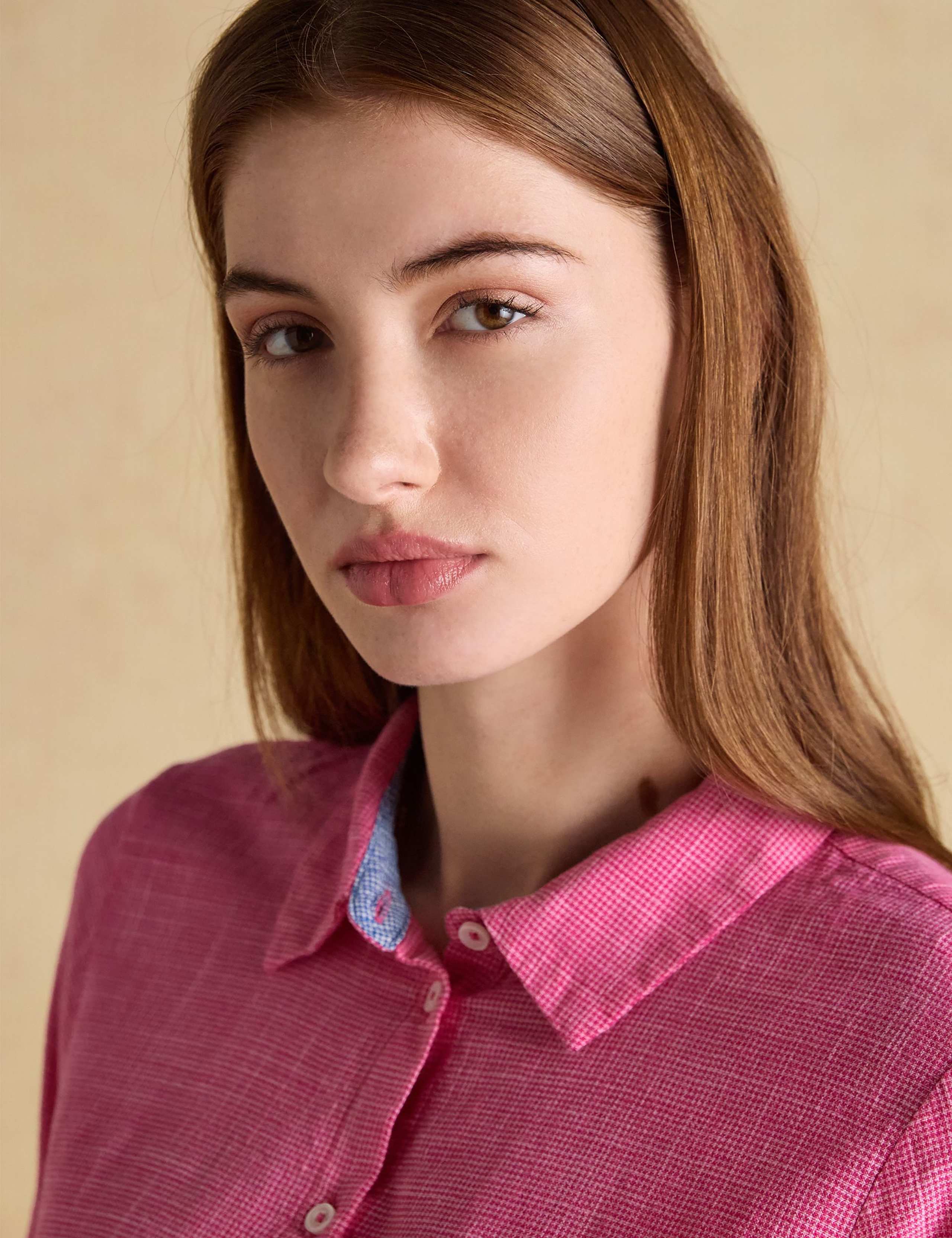 Pure Cotton Textured Gingham Shirt 7 of 8