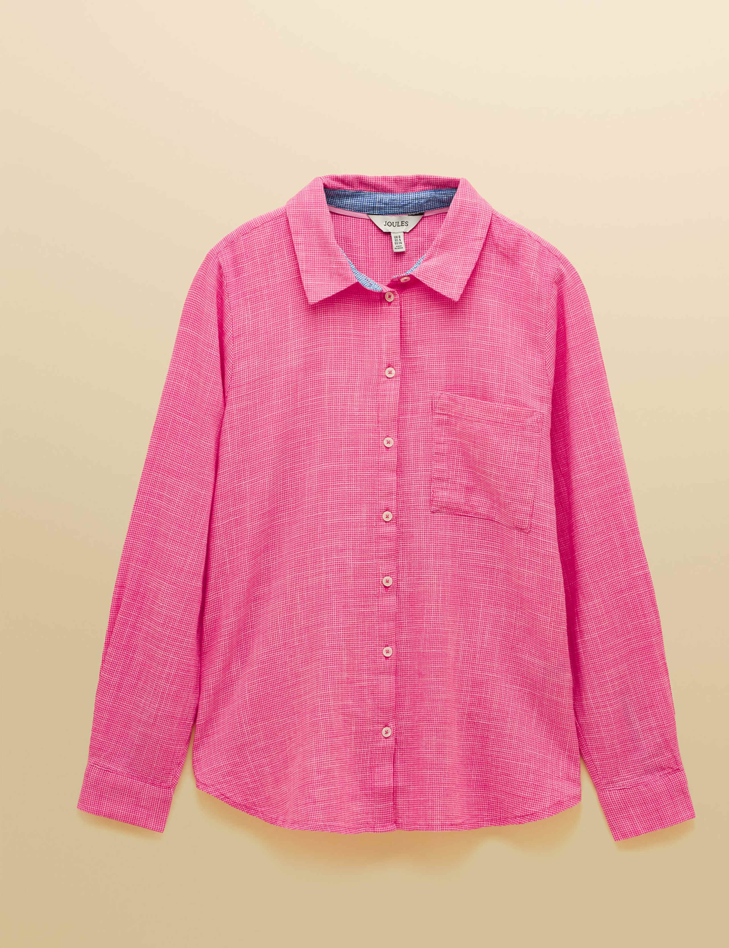Pure Cotton Textured Gingham Shirt 2 of 8