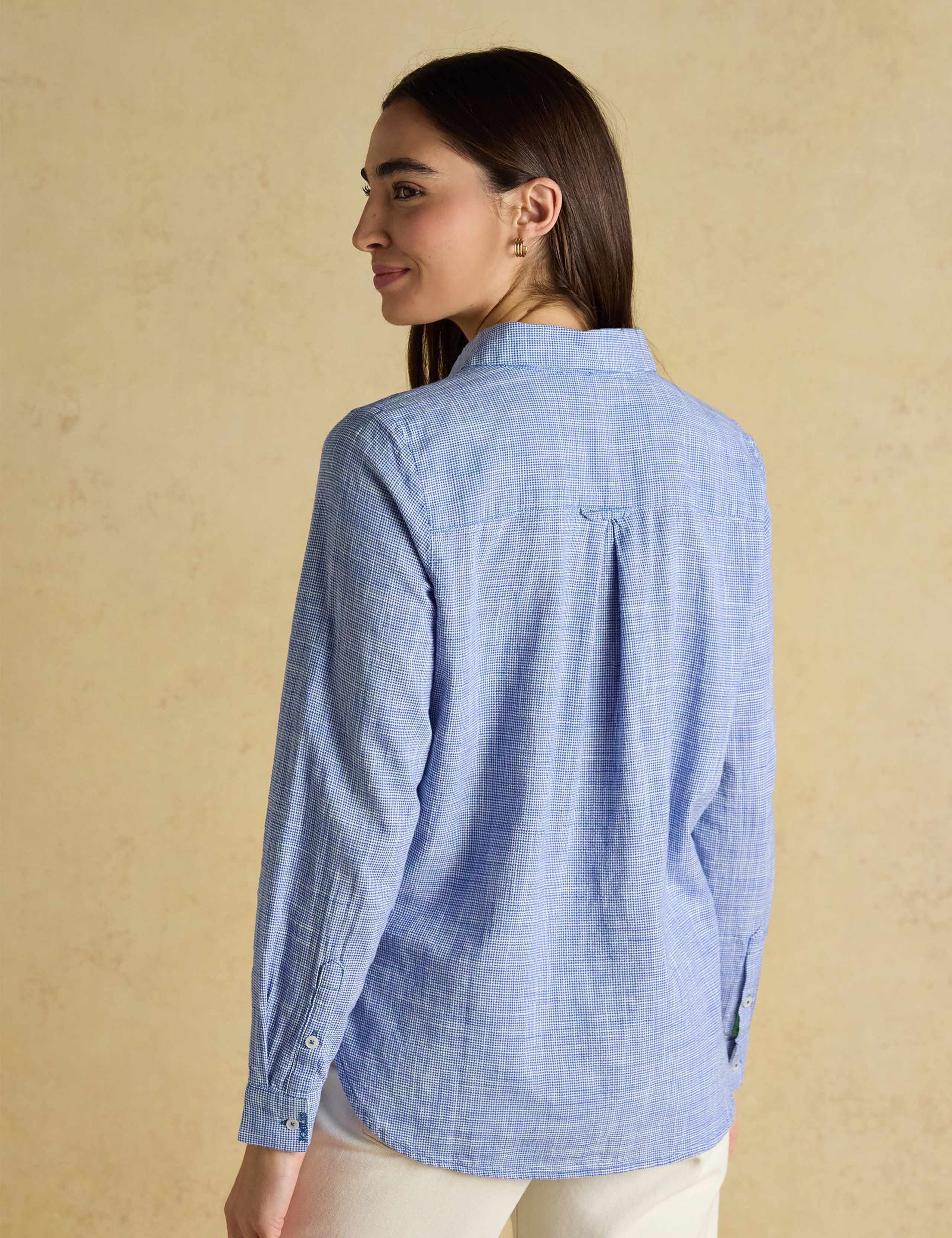 Pure Cotton Textured Gingham Shirt 4 of 8