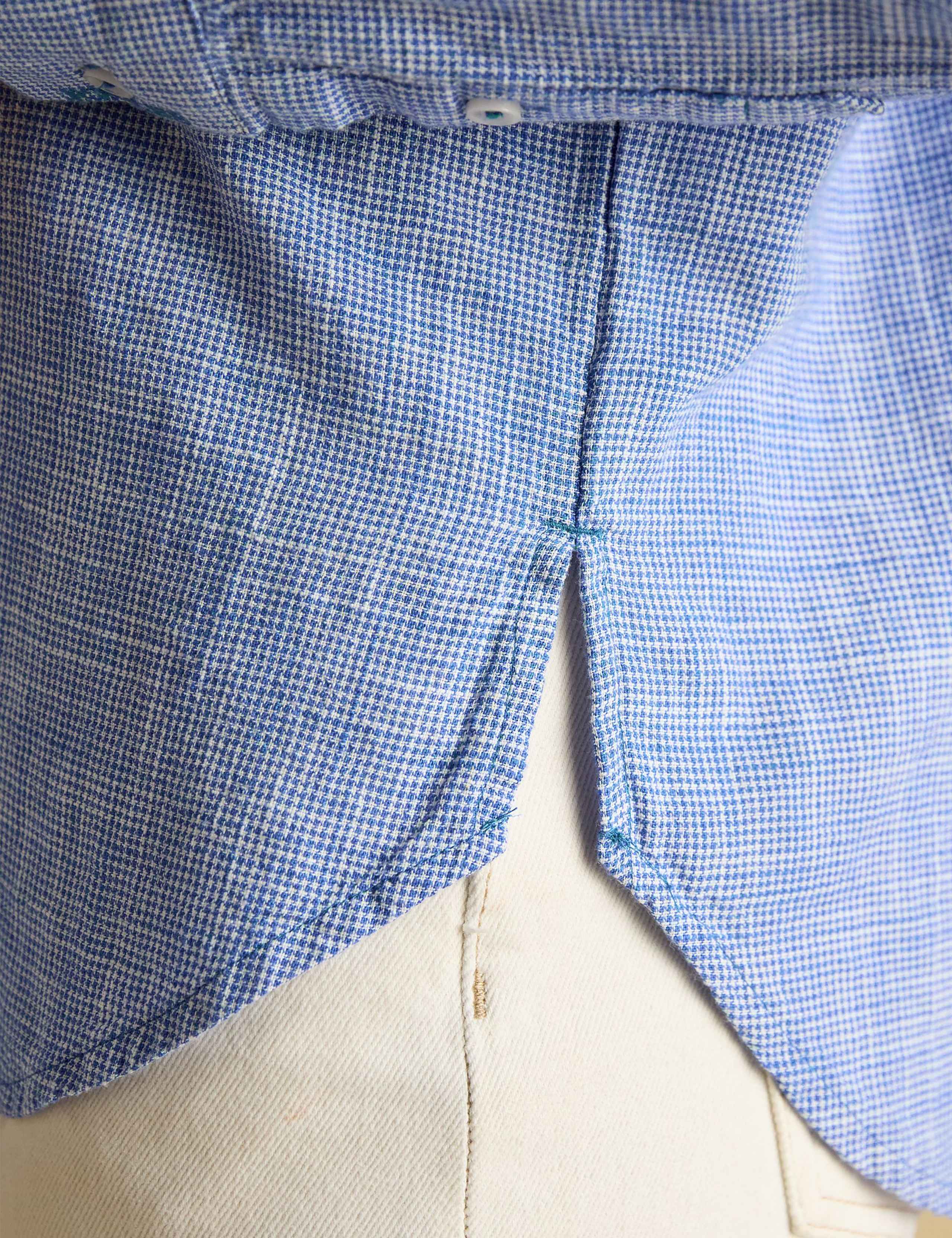 Pure Cotton Textured Gingham Shirt 6 of 8