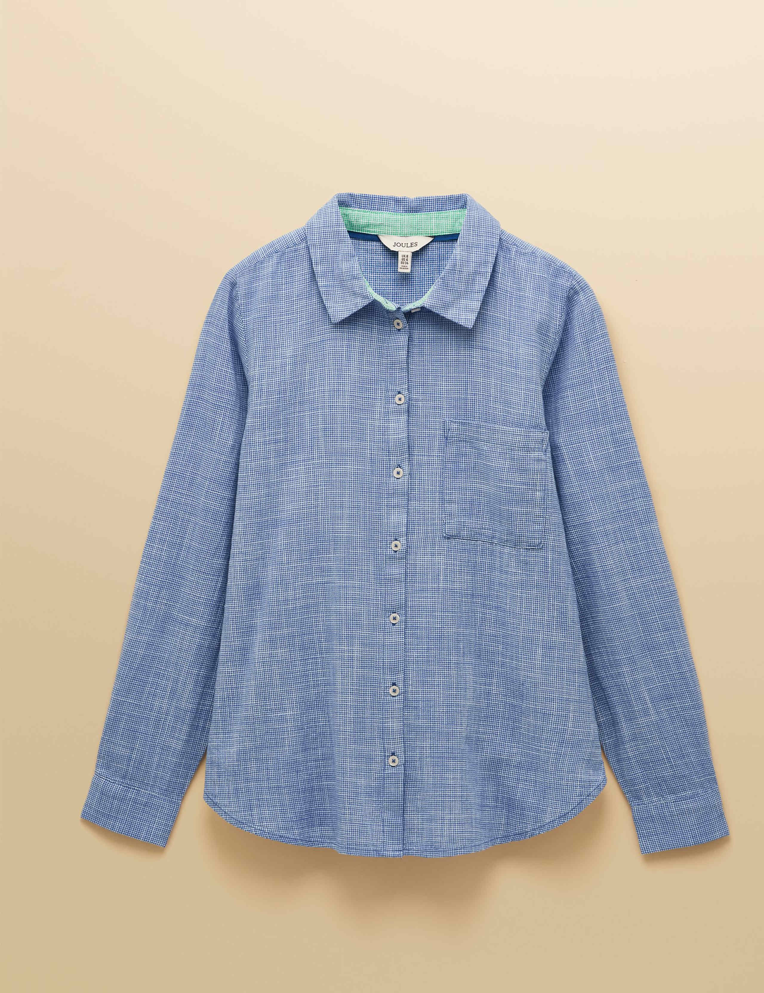 Pure Cotton Textured Gingham Shirt 2 of 8