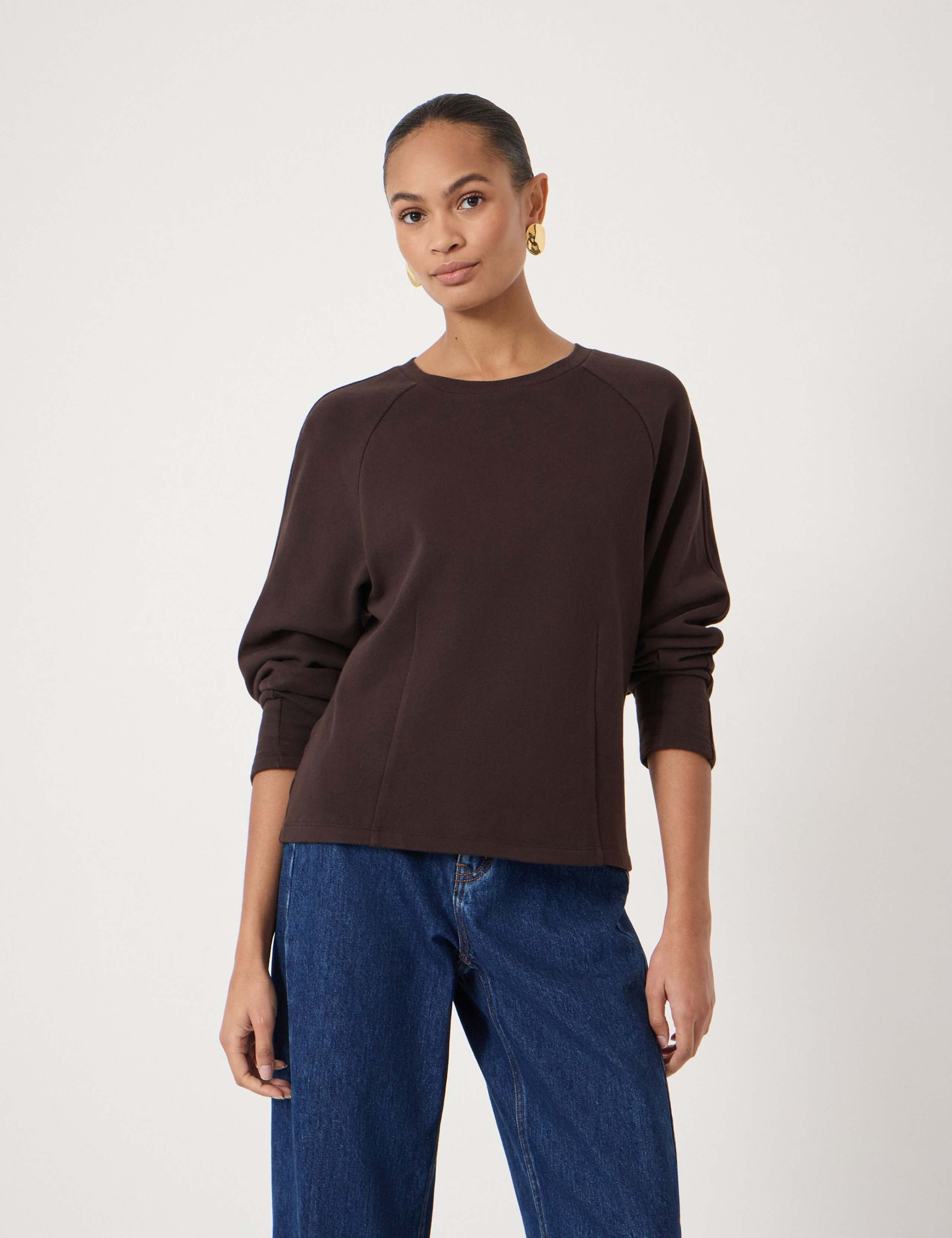 Pure Cotton Crew Neck Sweatshirt 3 of 5