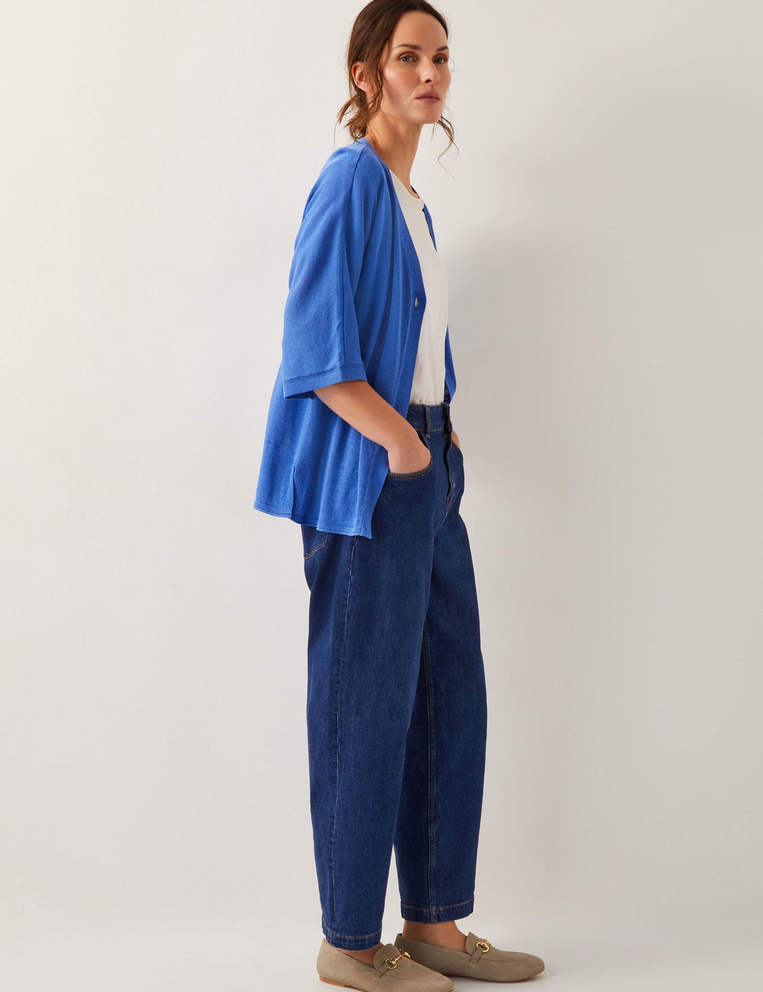 Textured V-Neck Cardigan 2 of 4