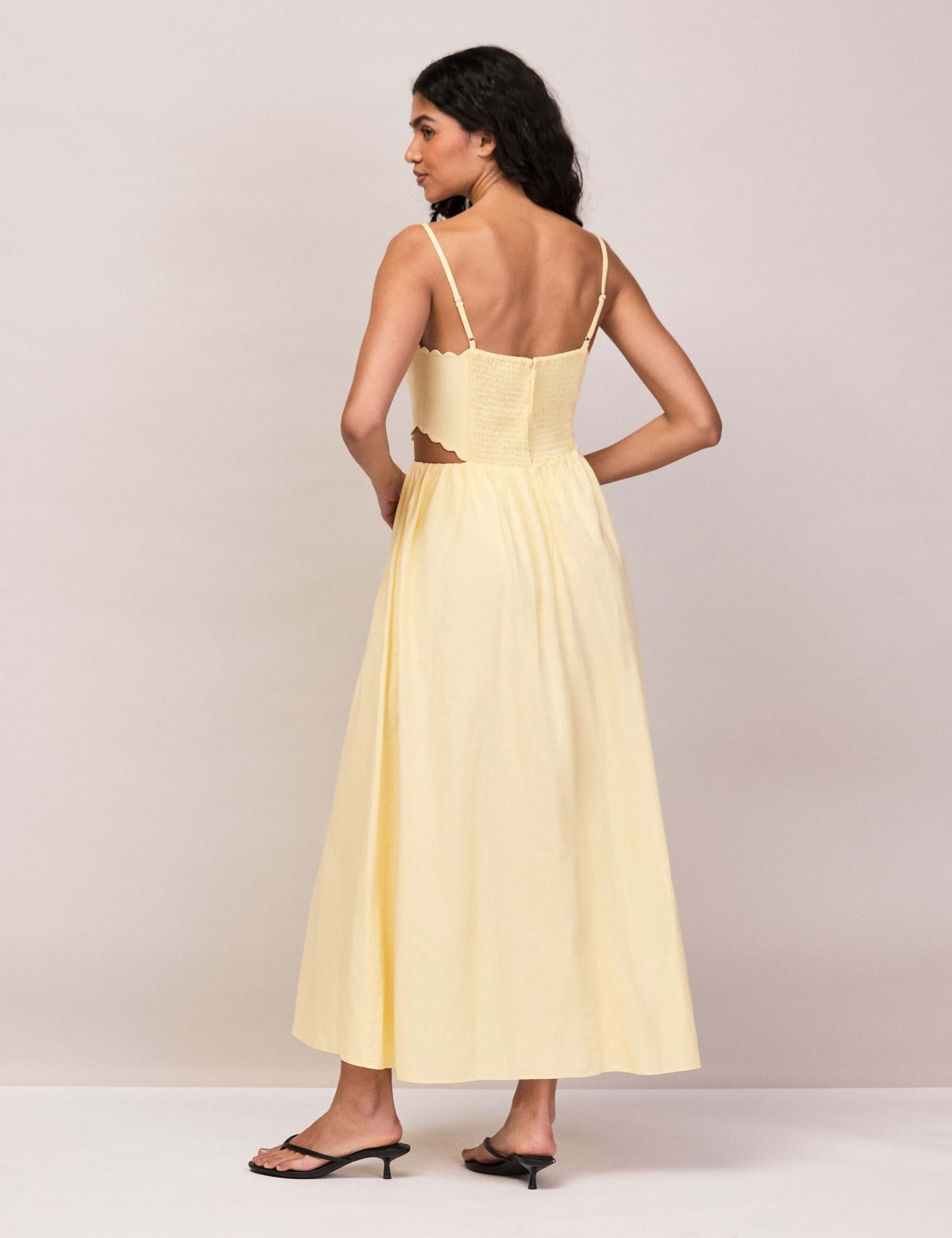 Strappy Cut Out Detail Midaxi Waisted Dress 6 of 8