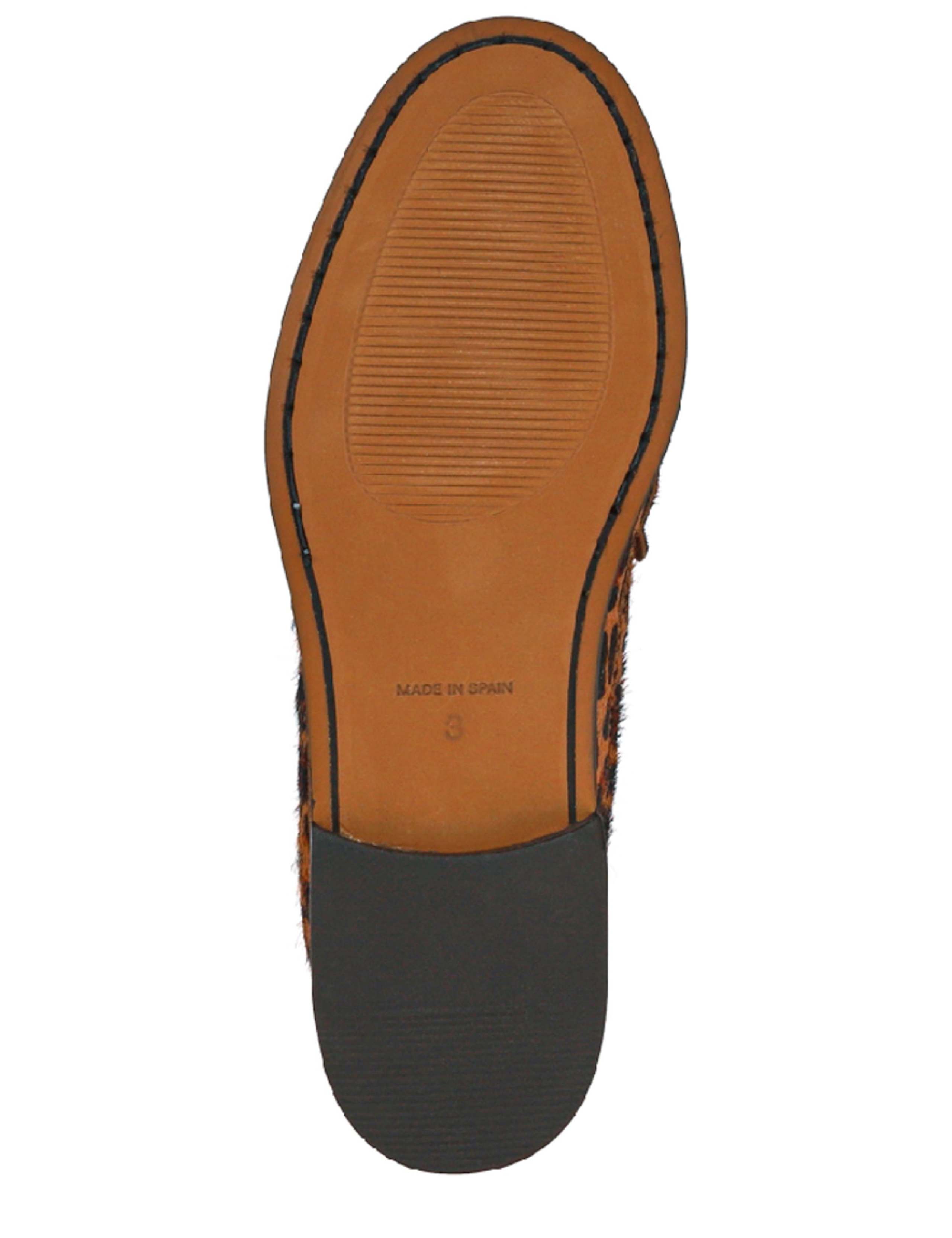 Suede Leopard Print Loafers 4 of 6