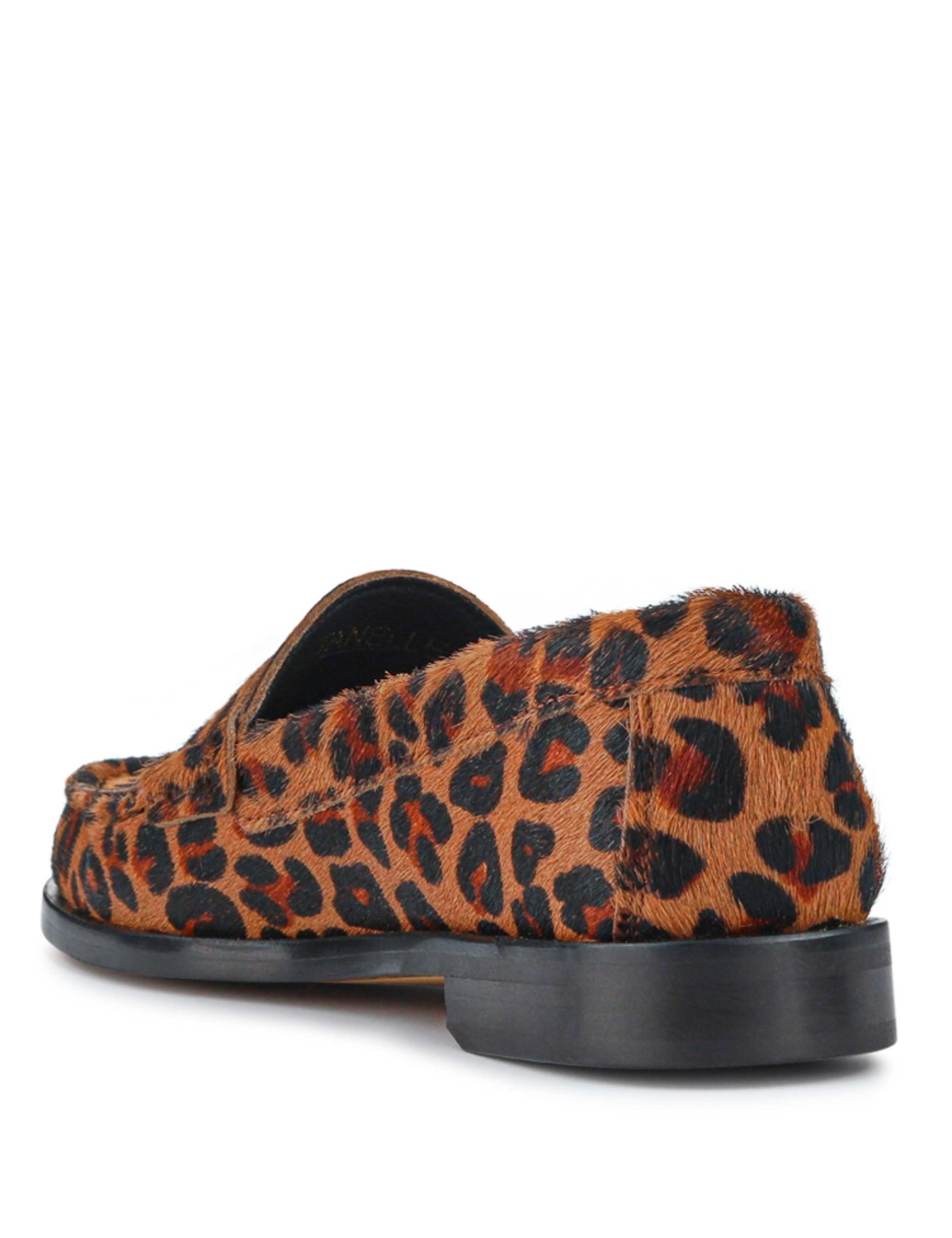 Suede Leopard Print Loafers 5 of 6