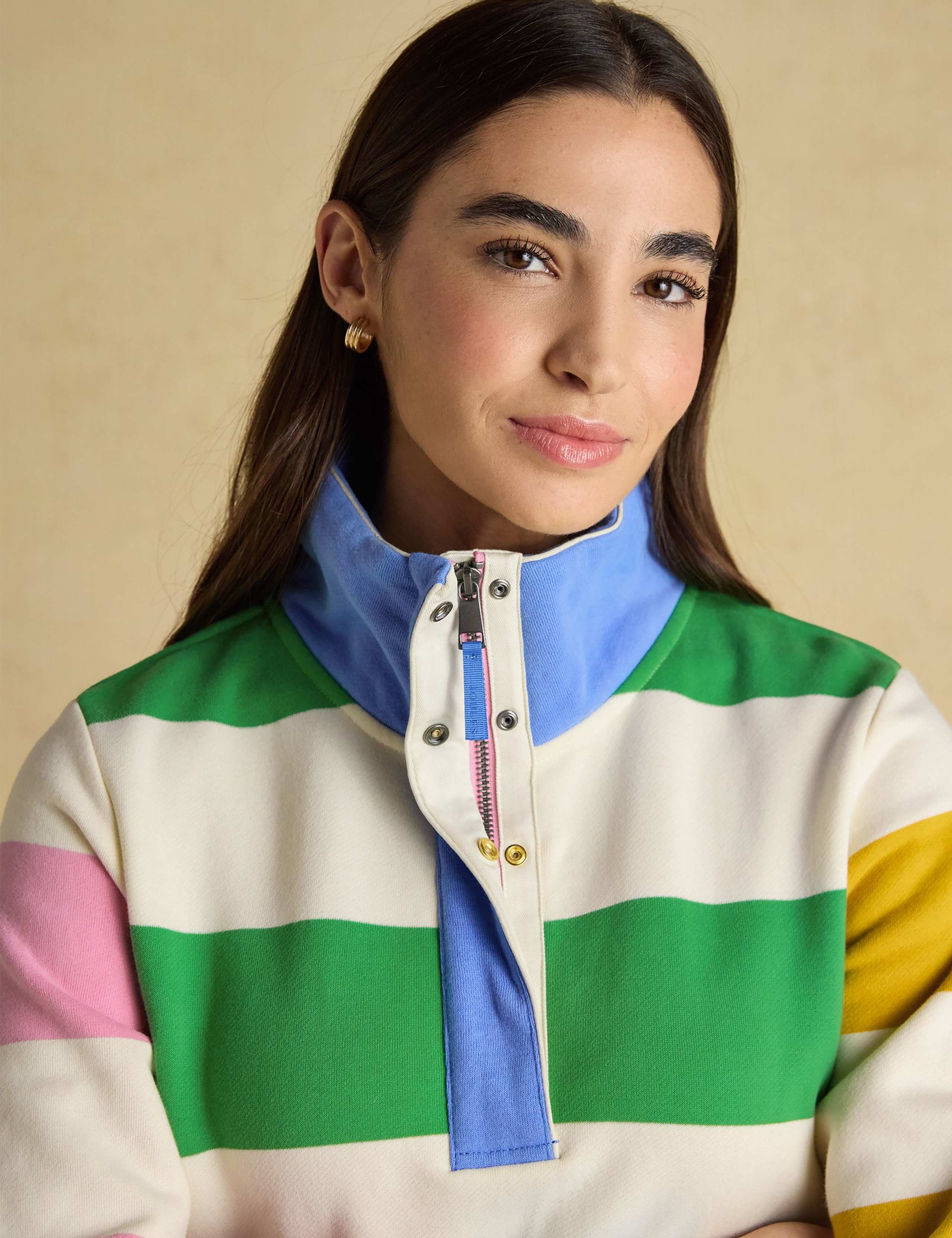 Pure Cotton Colour Block Sweatshirt 8 of 9